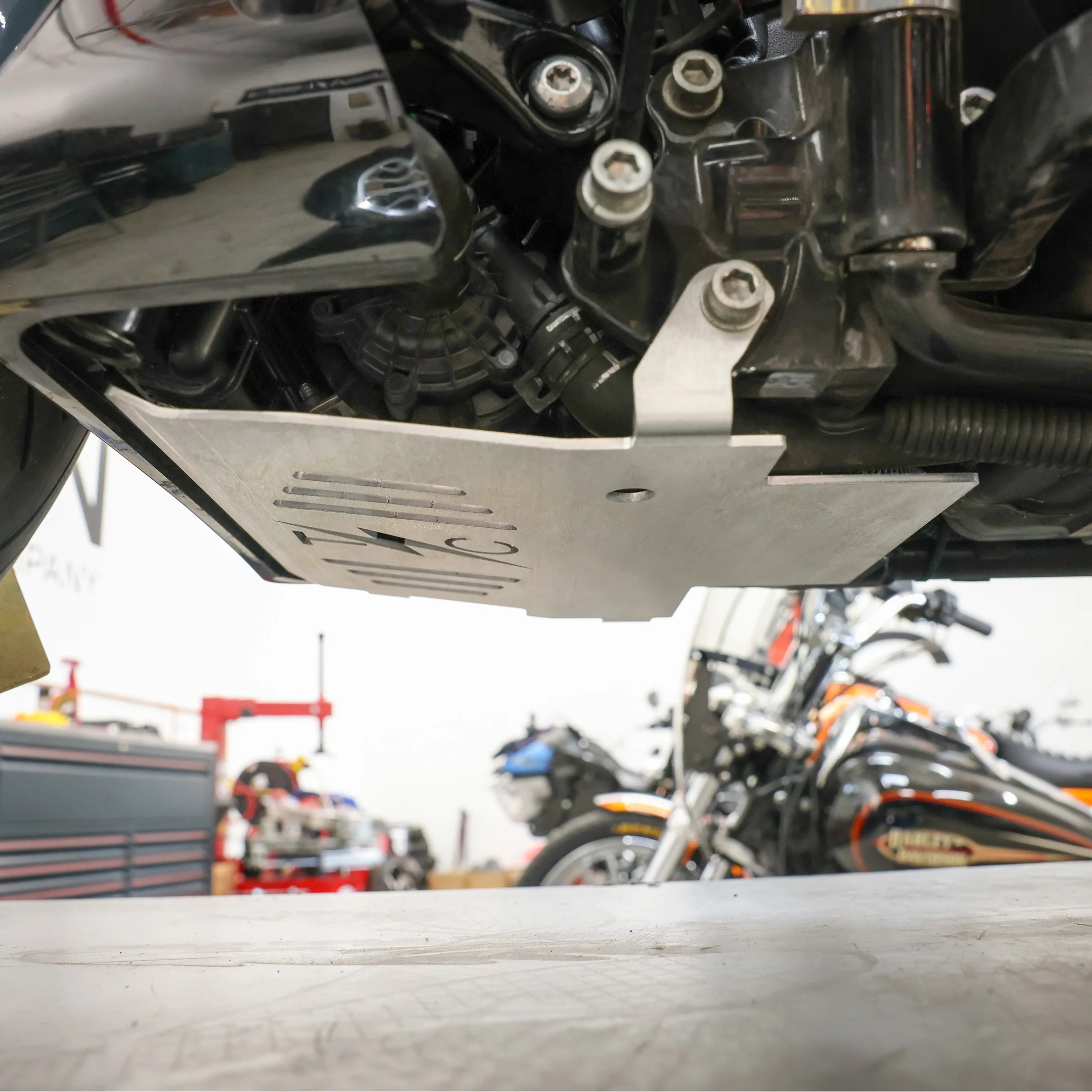 The Original 2024+ Touring Skid Plate - Raw - Image 5