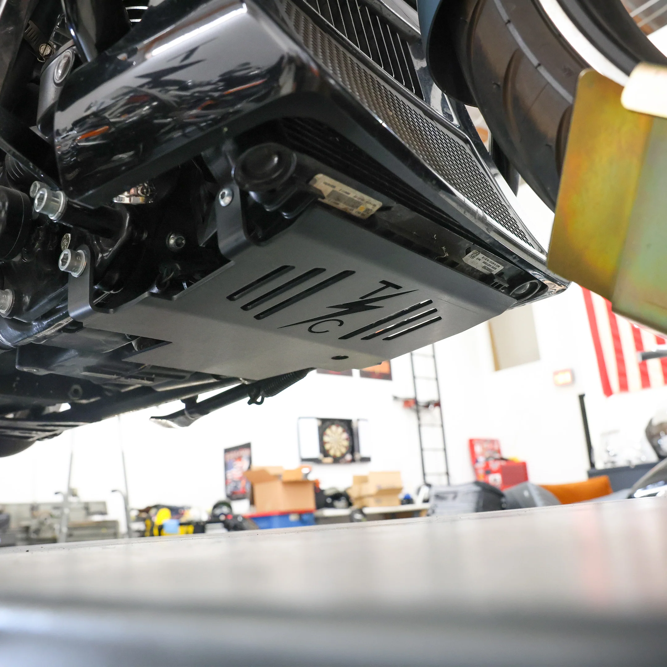 The Original 2024+ Touring Skid Plate - Black - Image 3