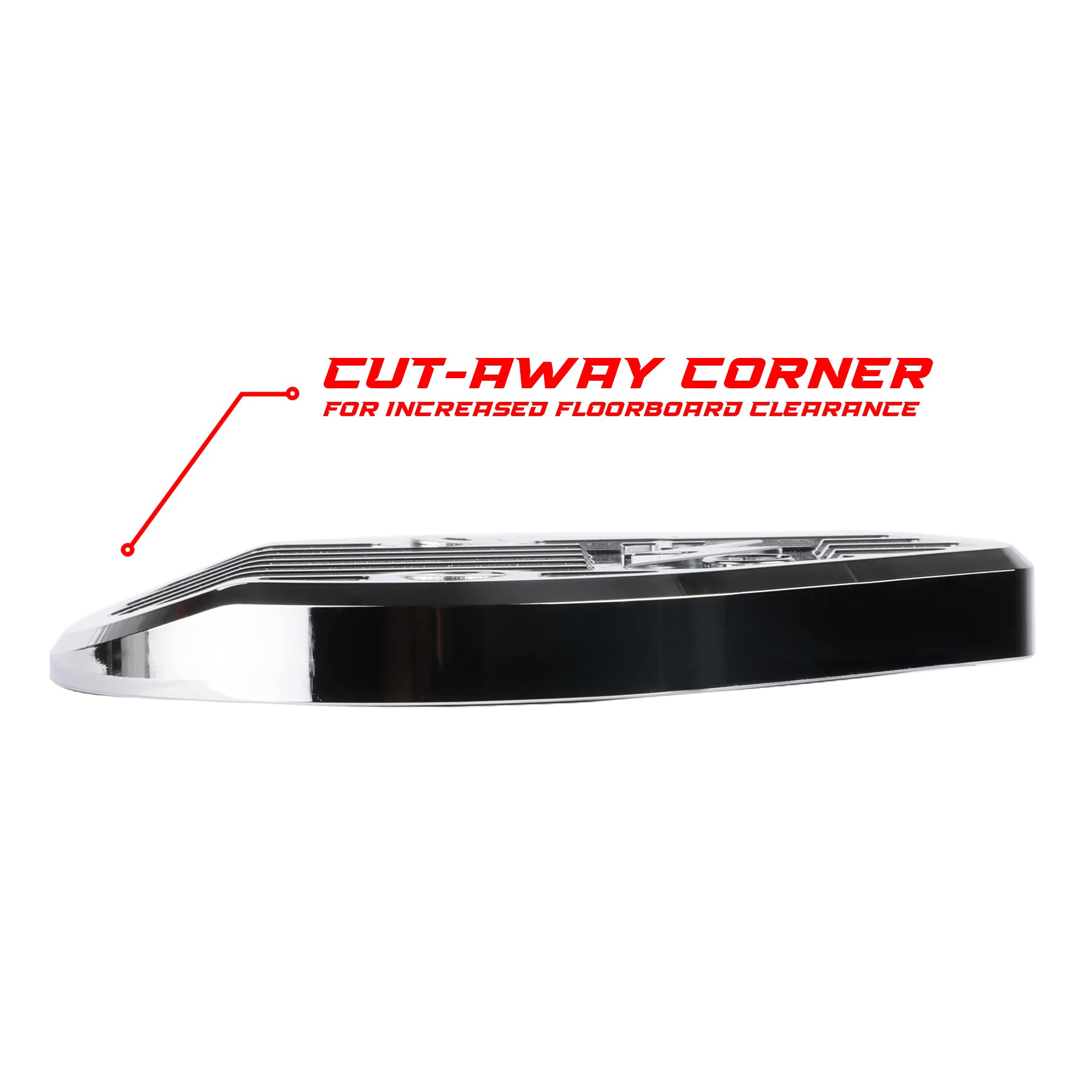 M8 Cam Cover | Gen 2 - Finned - Chrome - Image 3