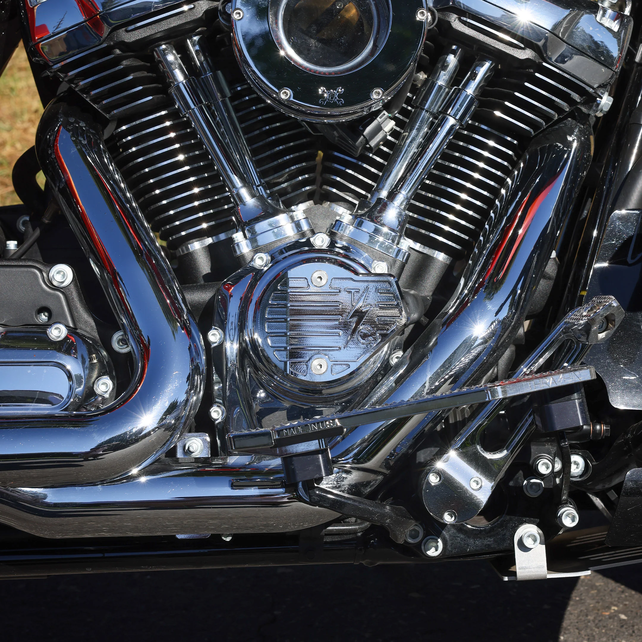 M8 Cam Cover | Gen 2 - Finned - Chrome - Image 4