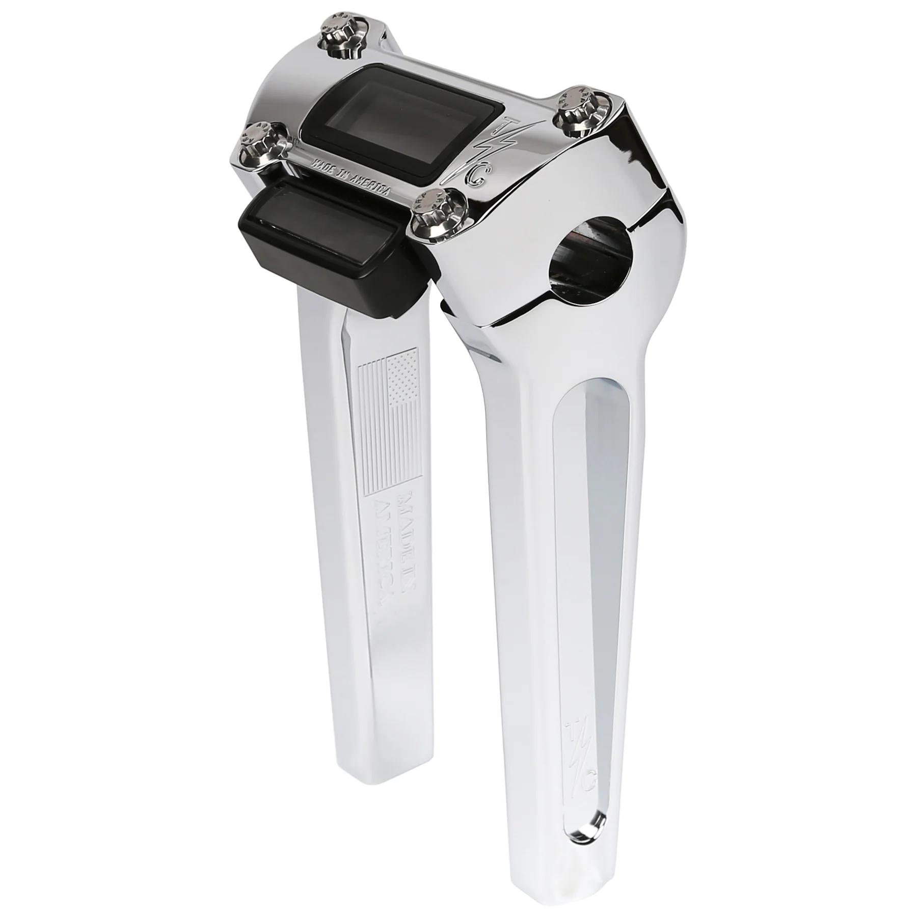 8" Straight Thrashin OG Risers - Chrome - Image 4