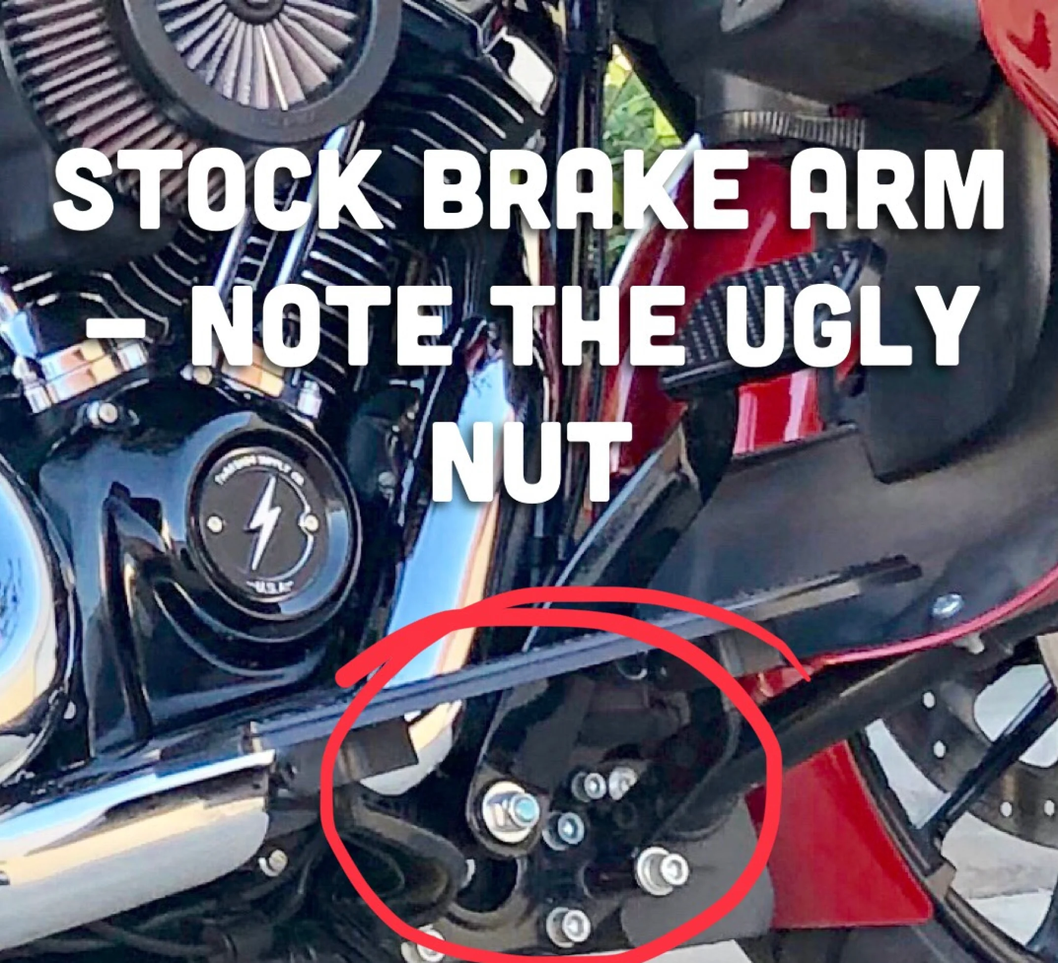Adjustable Bagger Brake Arm - Black - Image 11