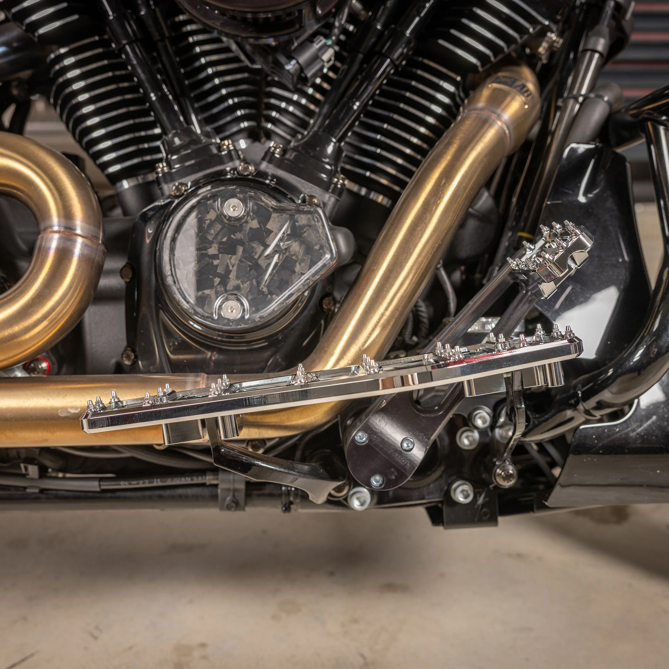 Aggressor Brake Arm Pedal | Bagger - Chrome - Image 5