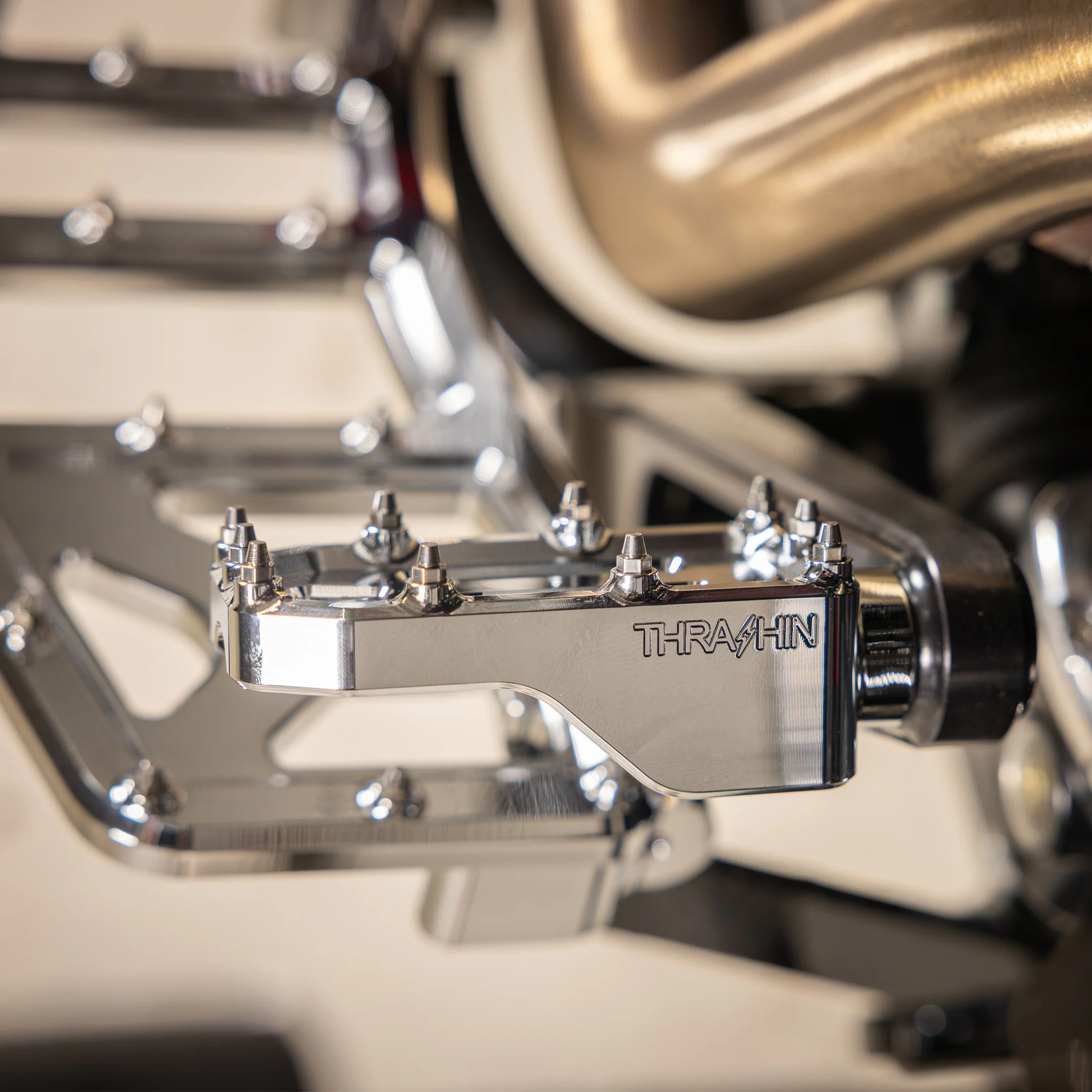 Aggressor Brake Arm Pedal | Bagger - Chrome - Image 6