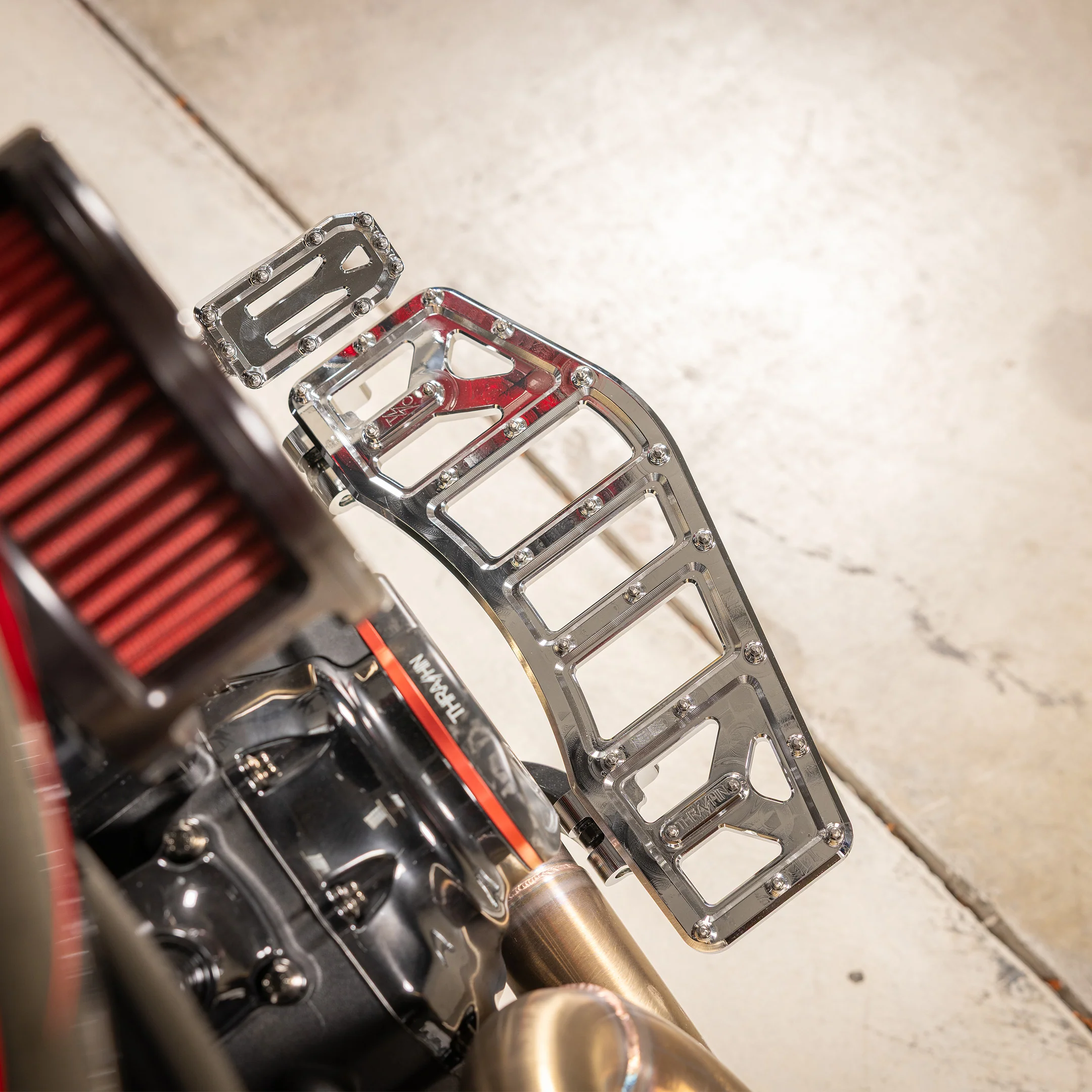 Aggressor Brake Arm Pedal | Bagger - Chrome - Image 7