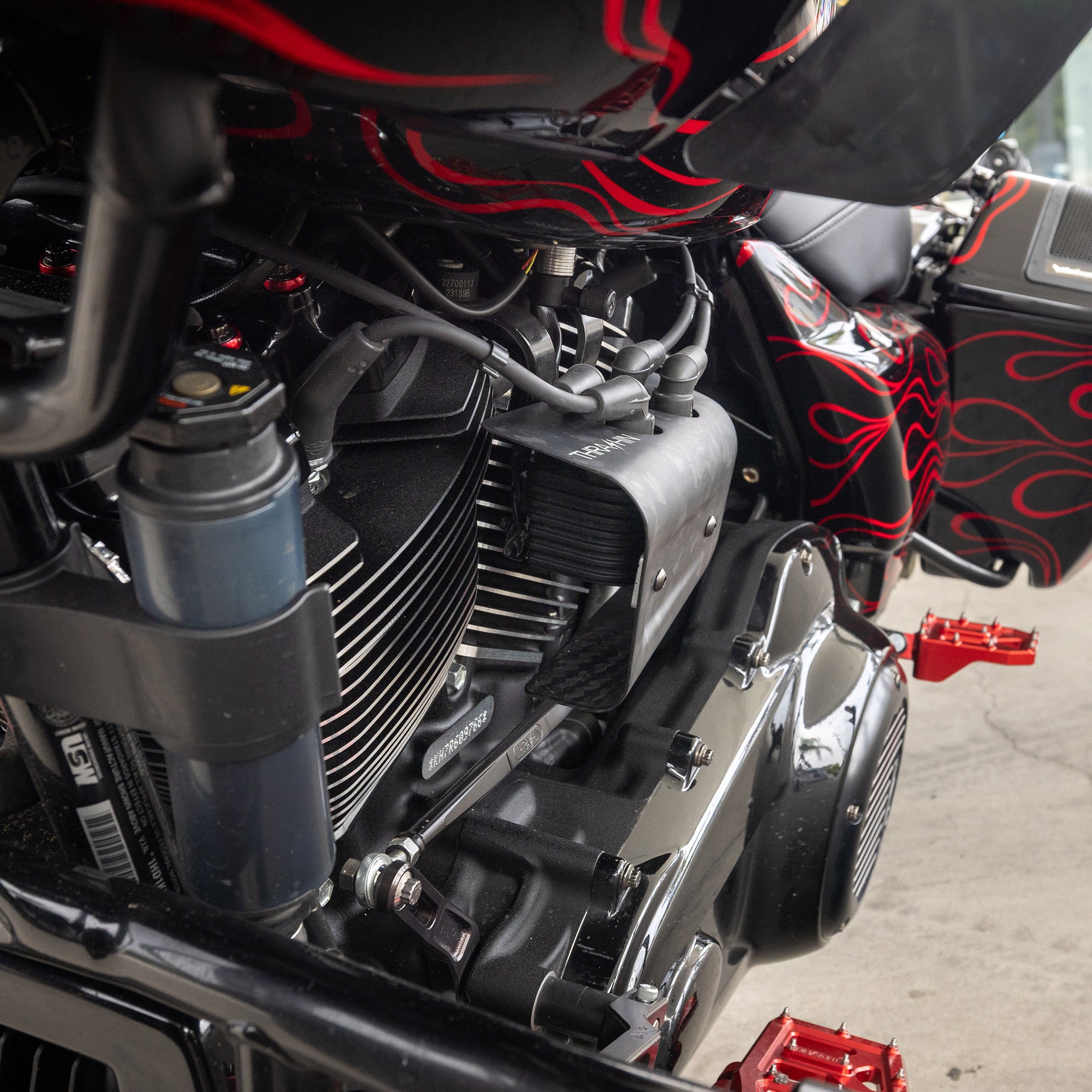 Air Scoop | Milwaukee Eight Engine - Matte Forged Carbon - Image 6