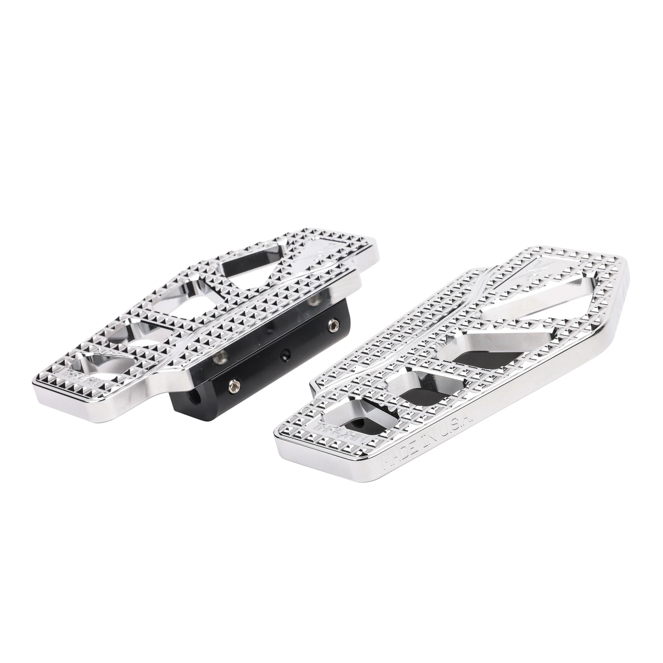 Apex - Bagger Passenger Floorboards - Chrome - Image 2