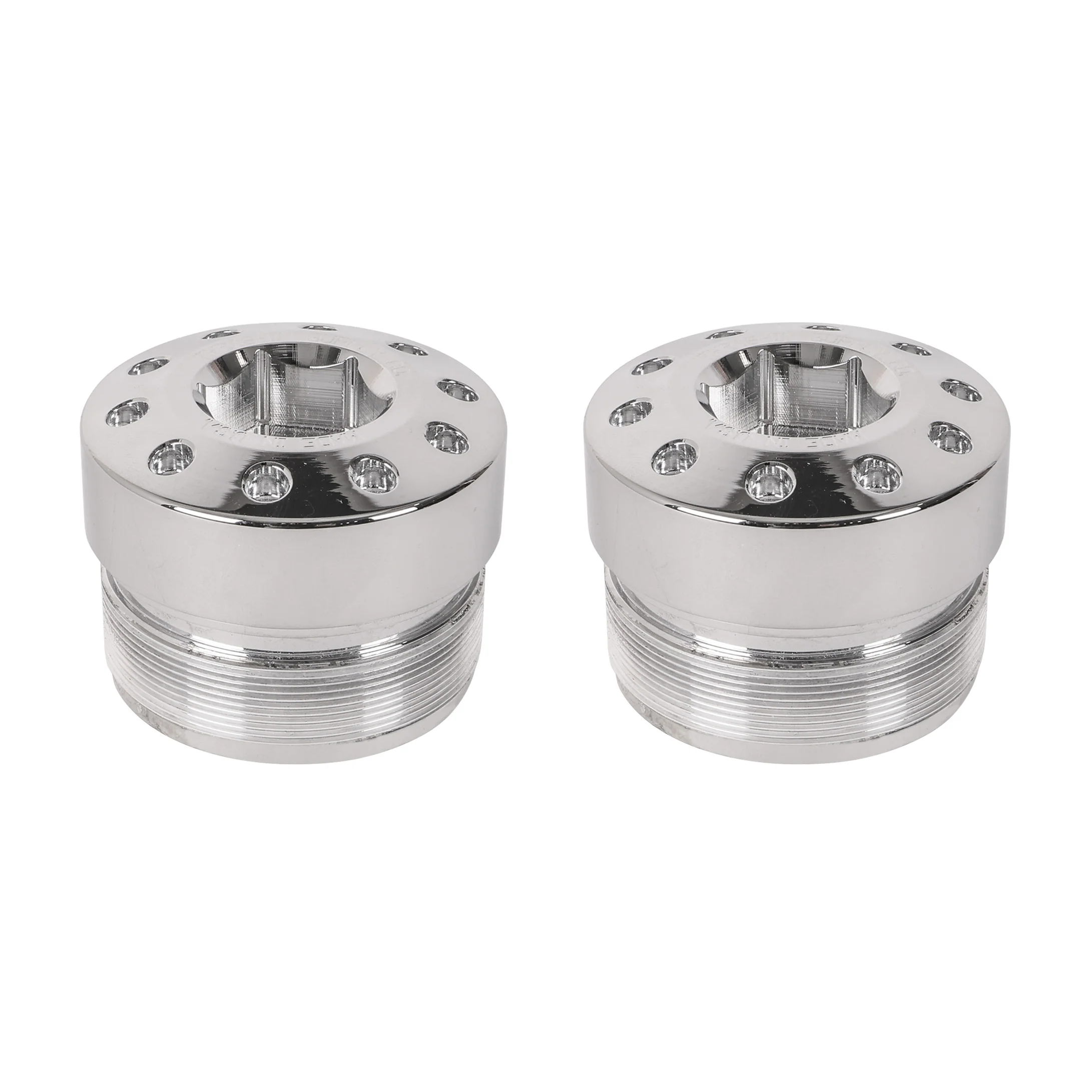 Billet Fork Tube Cap Assembly | 2014-2025 Touring - Chrome