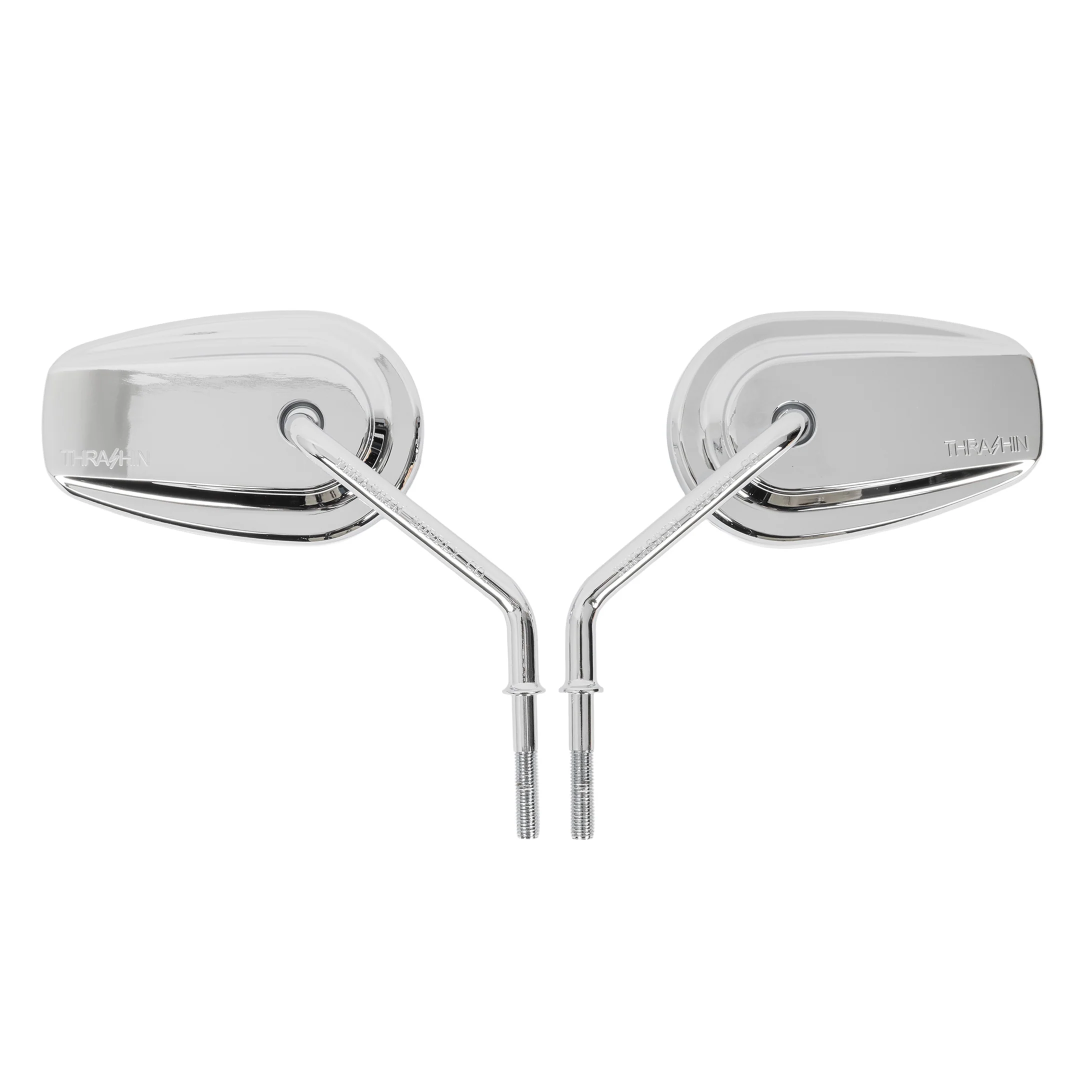 Billet Mini Mirrors | Smooth - Chrome