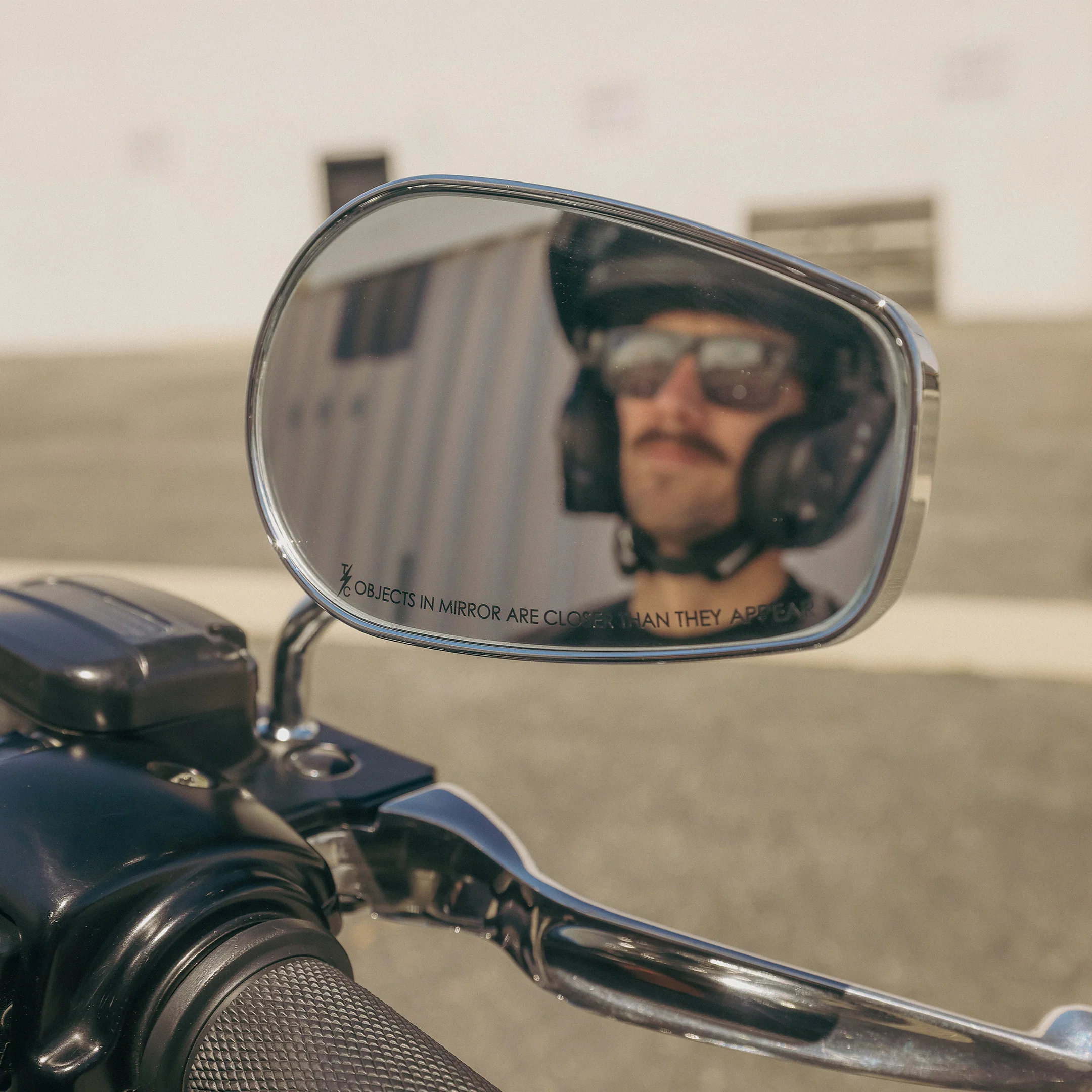 Billet Mini Mirrors | Smooth - Chrome - Image 9