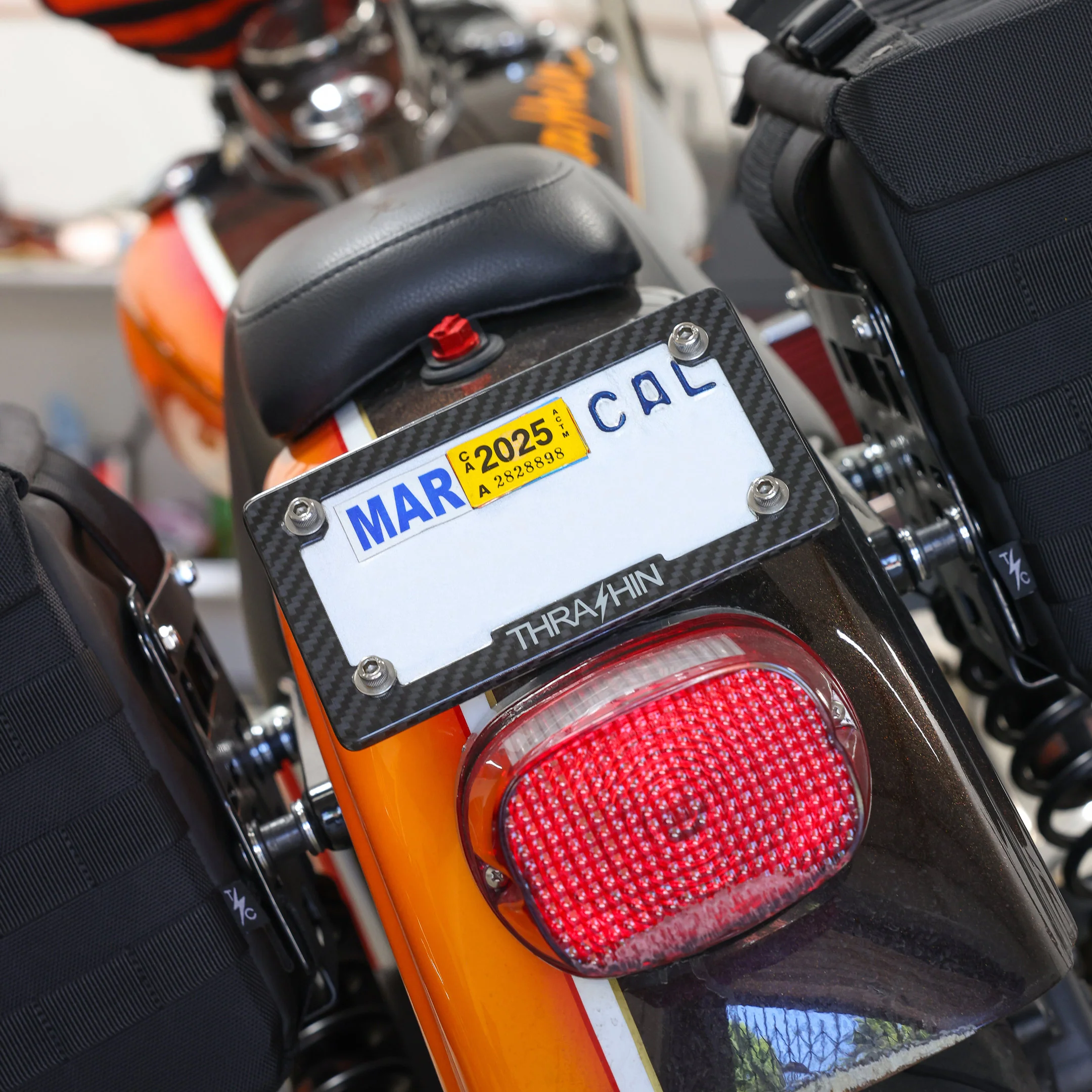 Carbon Fiber License Plate Frame - Gloss Woven - Image 5
