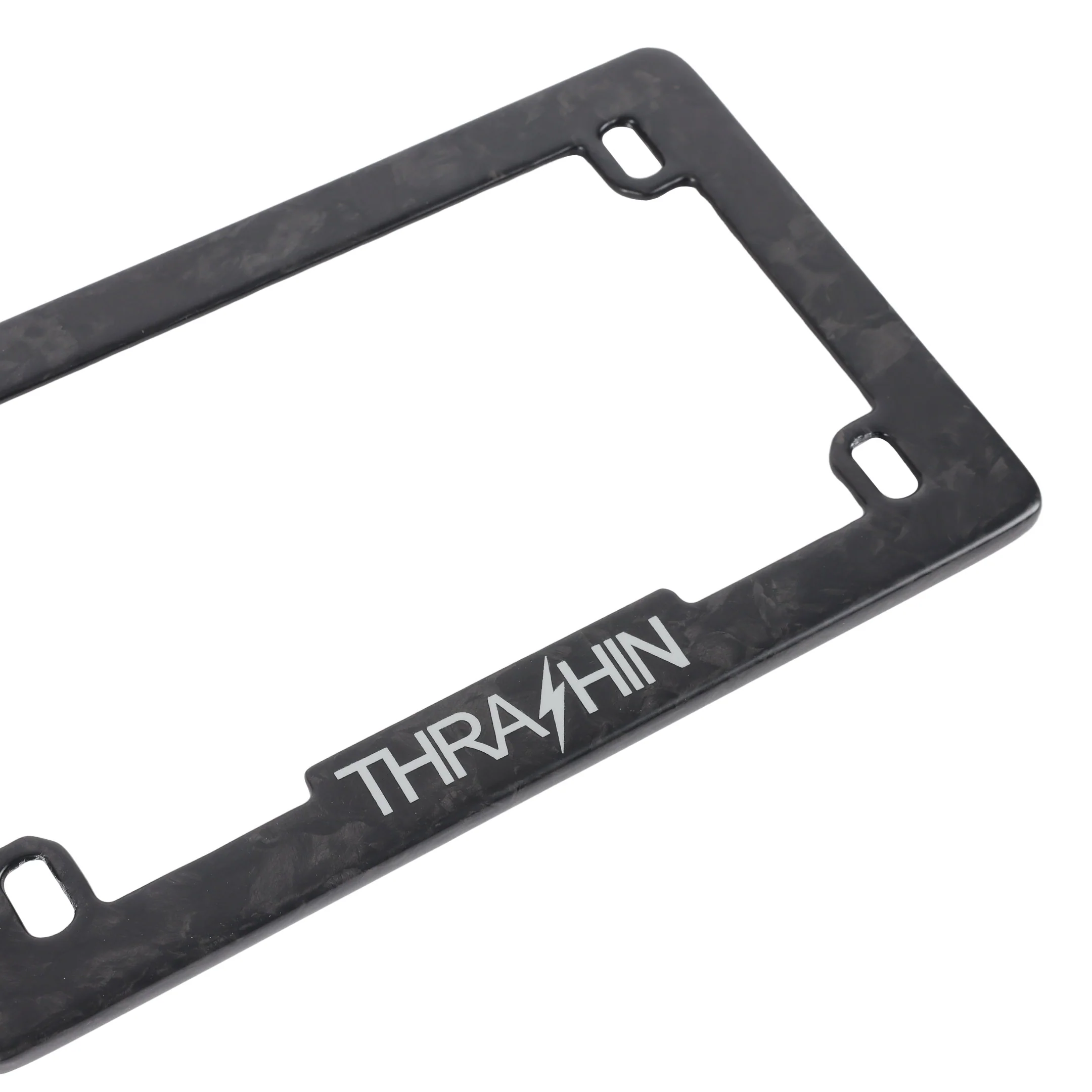 Carbon Fiber License Plate Frame - Matte Forged - Image 3