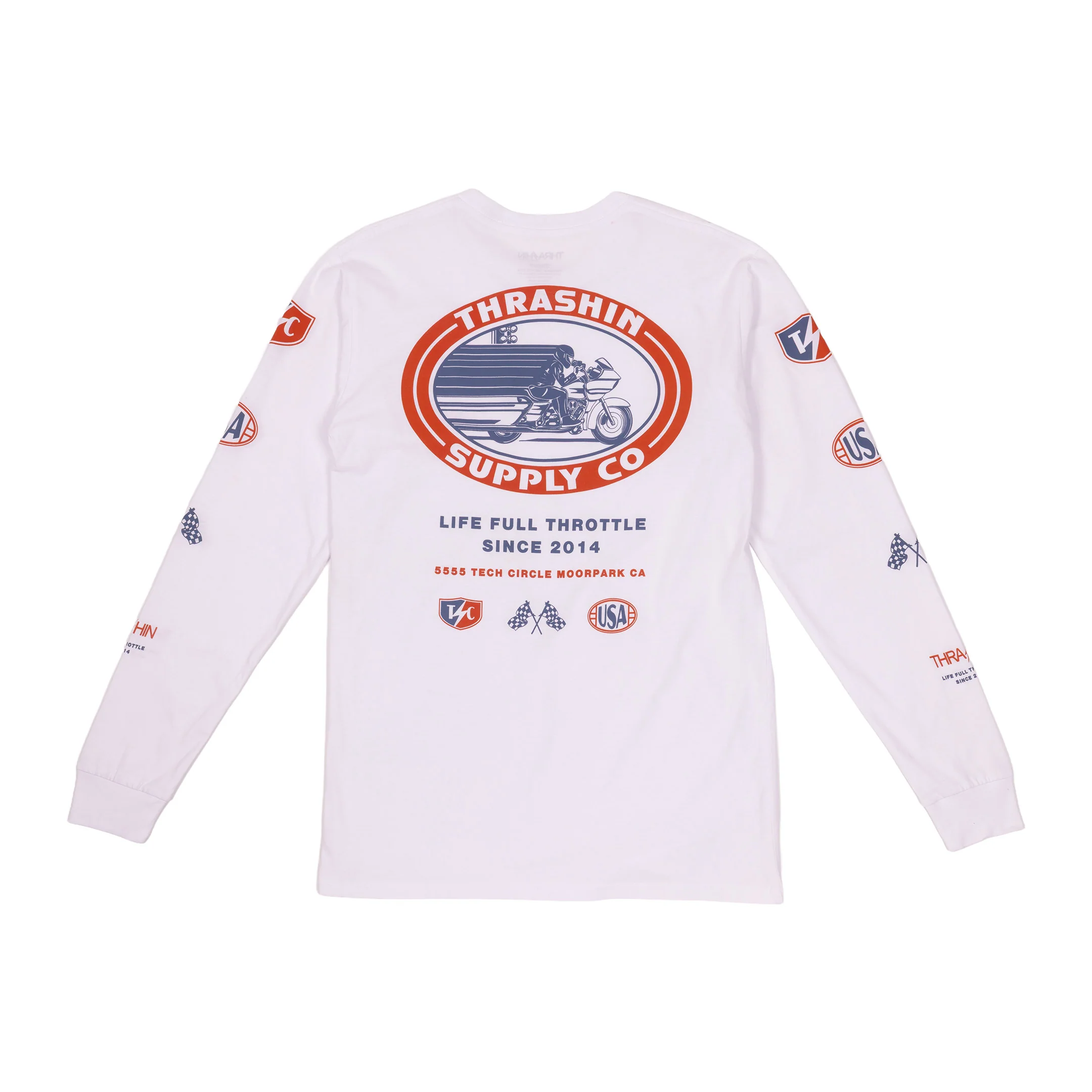 Drag Race Long Sleeve - Premium - White