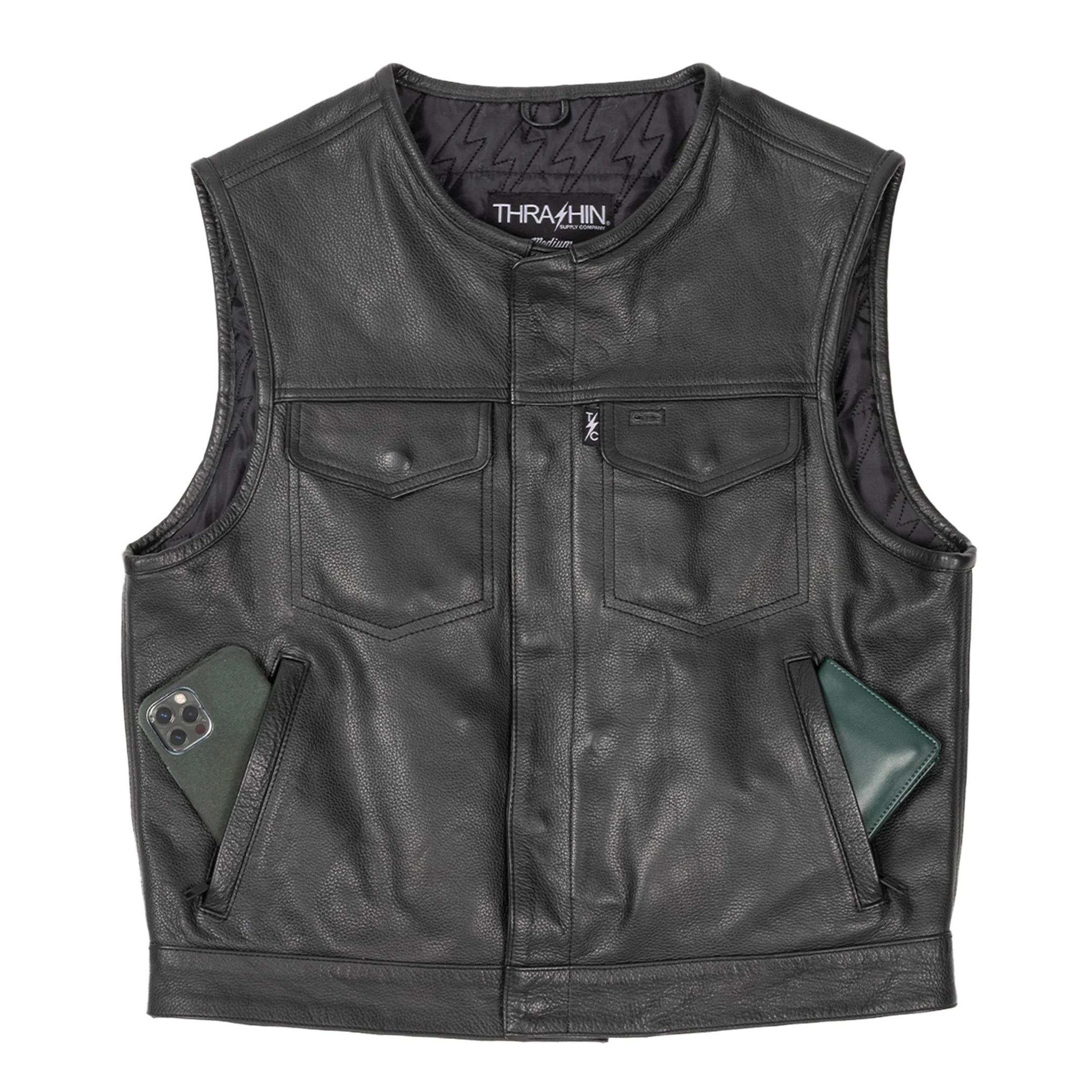 Encinal Vest | Leather - Shorty - Image 2