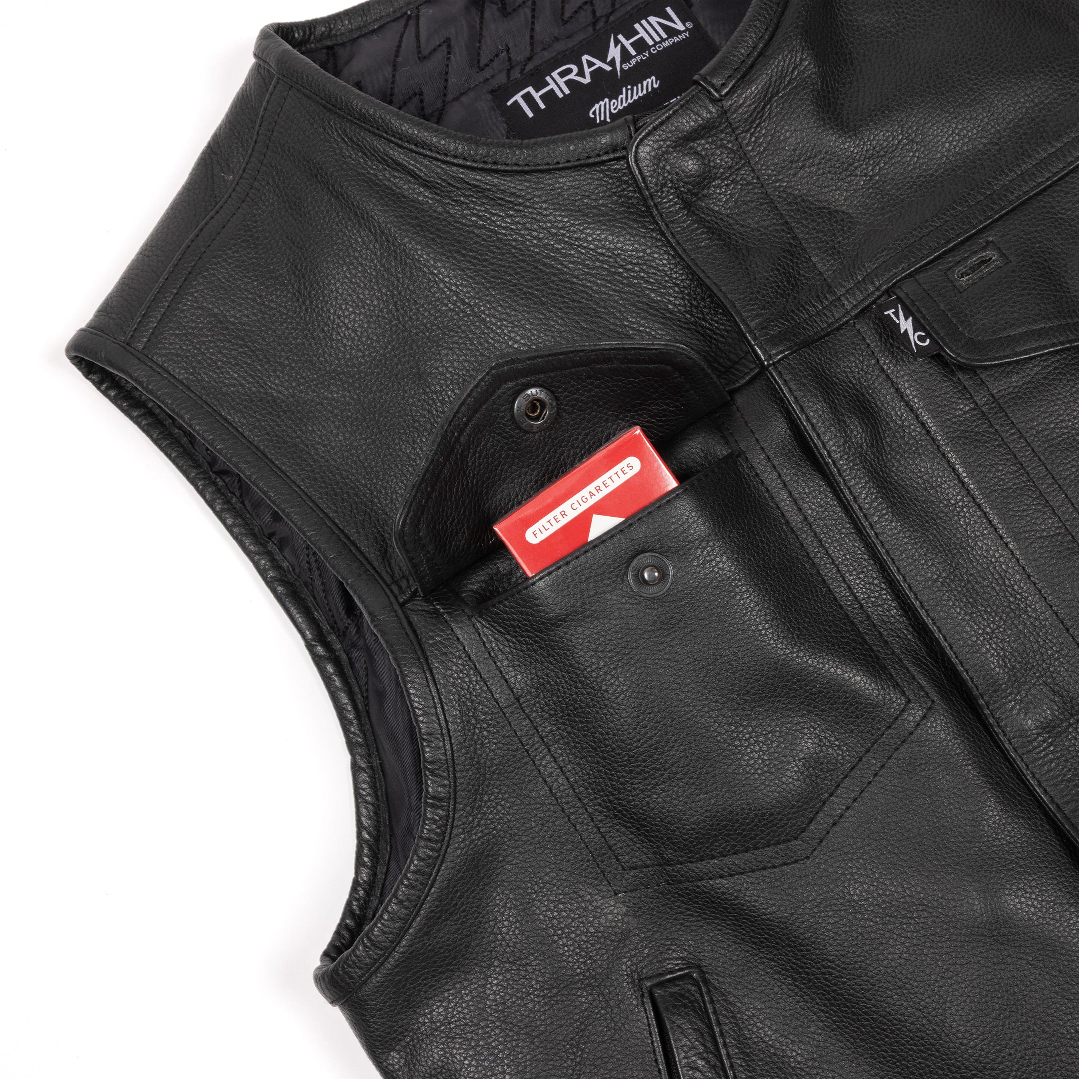Encinal Vest | Leather - Shorty - Image 6