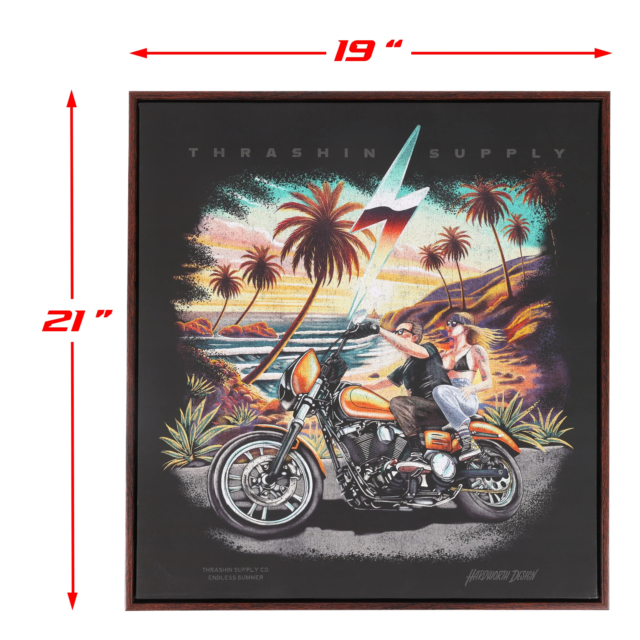 Endless Summer Framed Canvas Print - 19" x 21" - Image 4