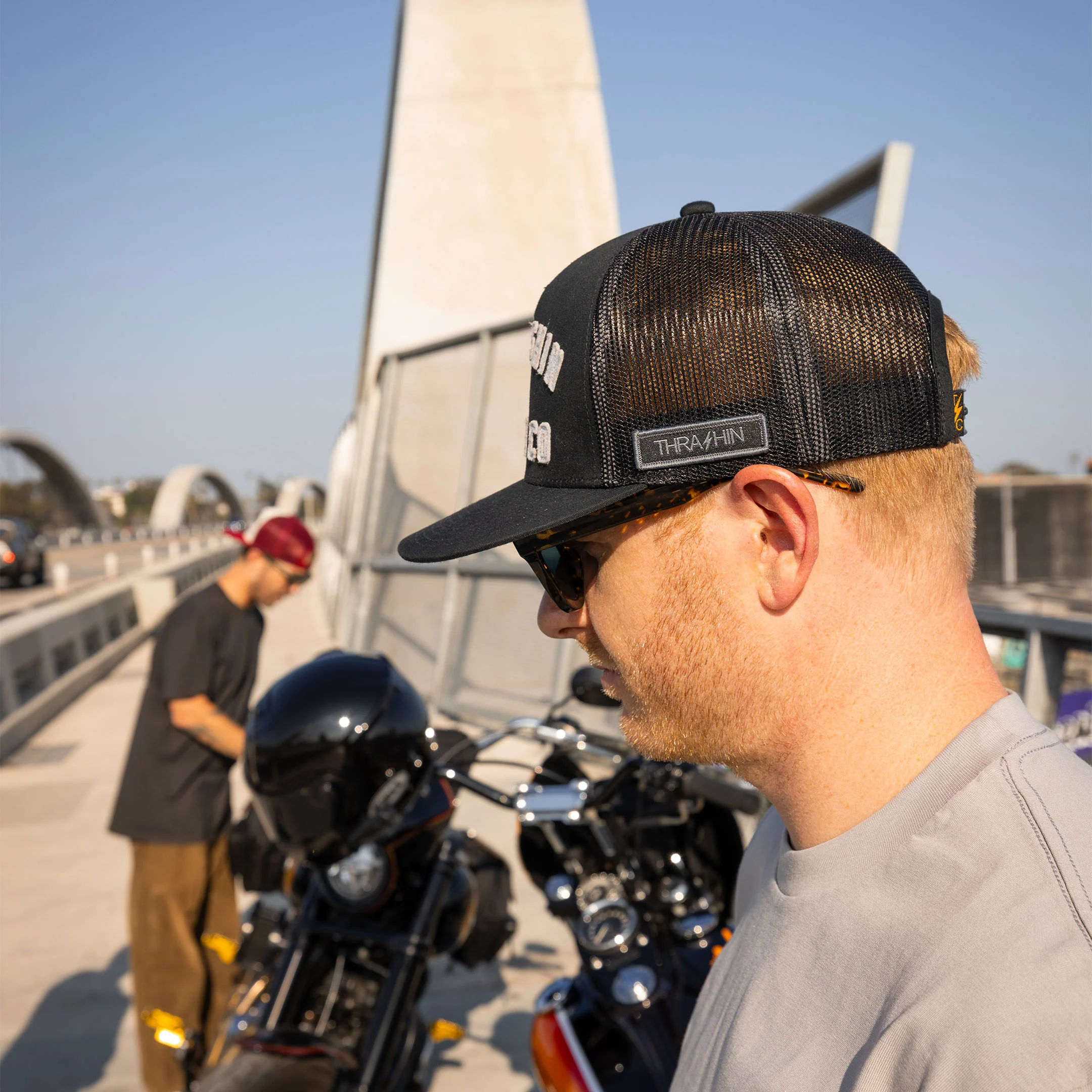 Foundation Trucker Snapback - Black - Image 7