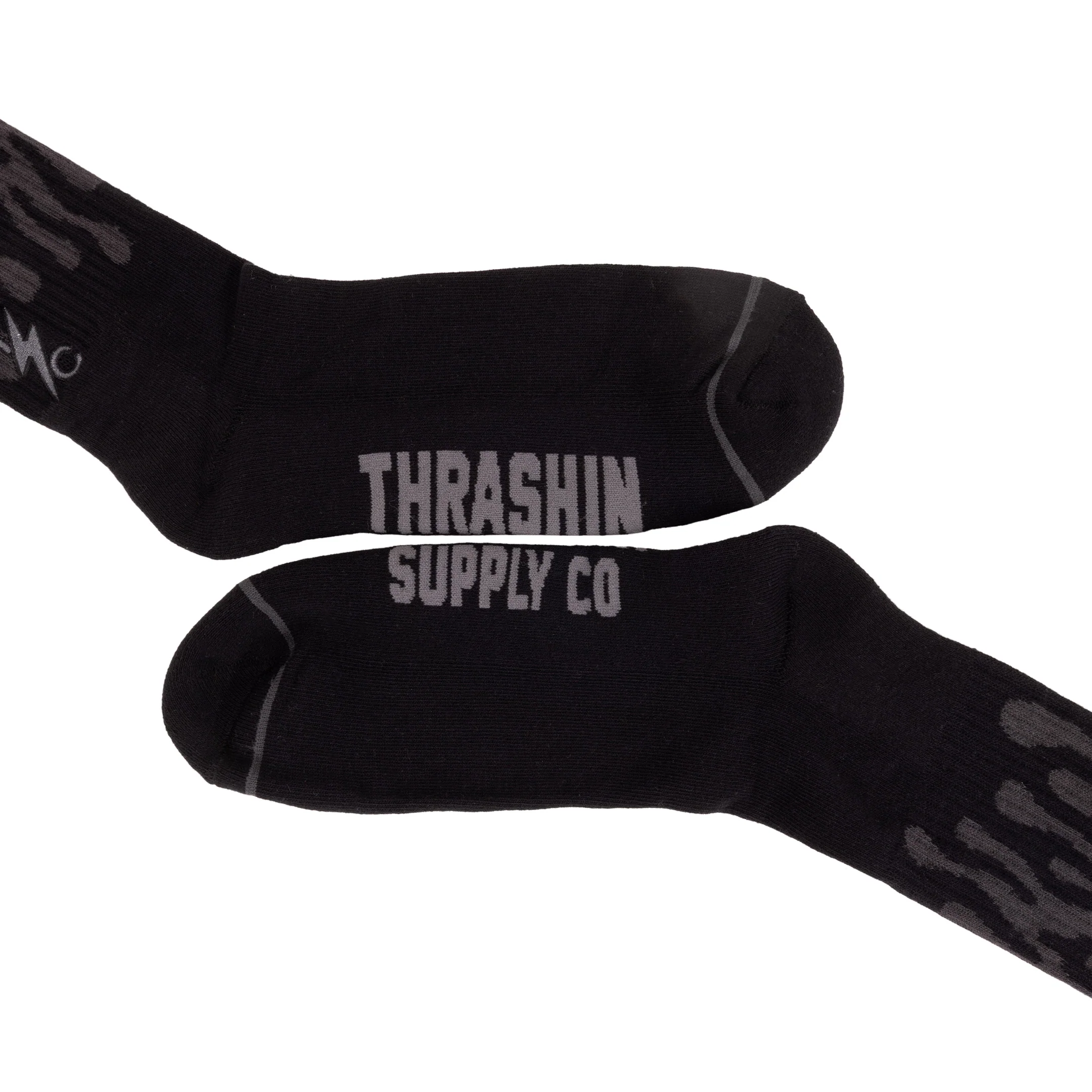 Fuego Socks - Black / Grey - Image 4