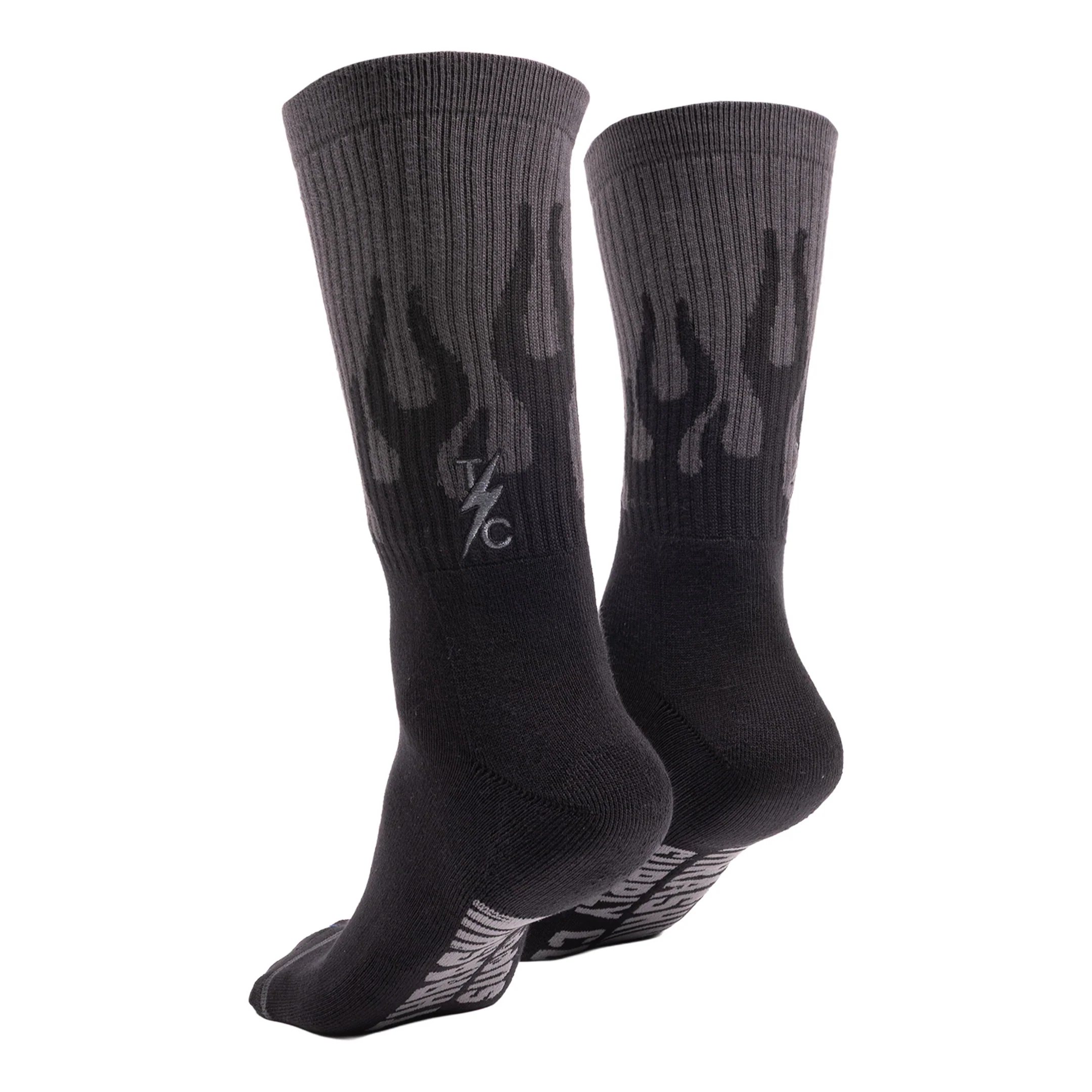 Fuego Socks - Black / Grey - Image 7