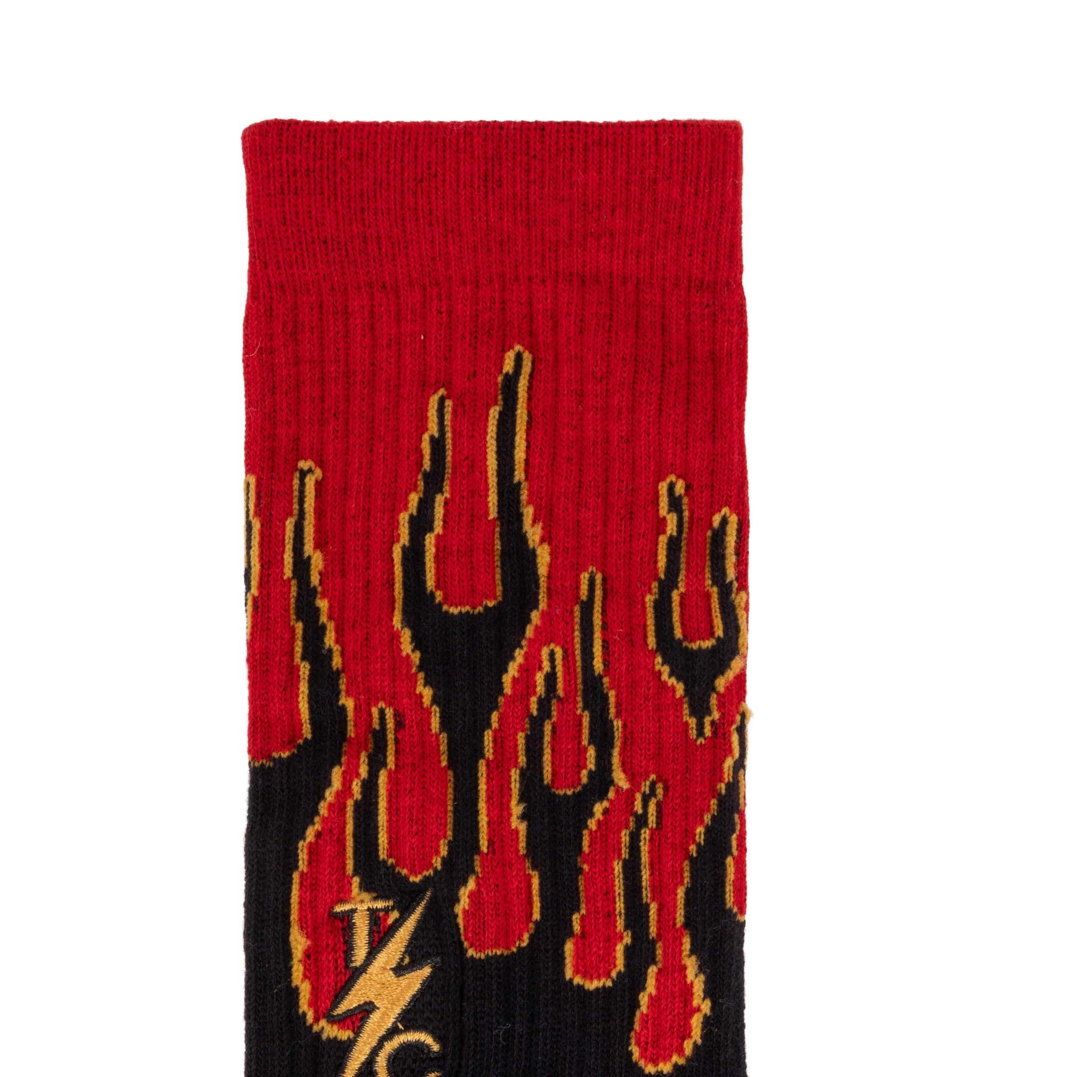 Fuego Socks - Black / Red - Image 3