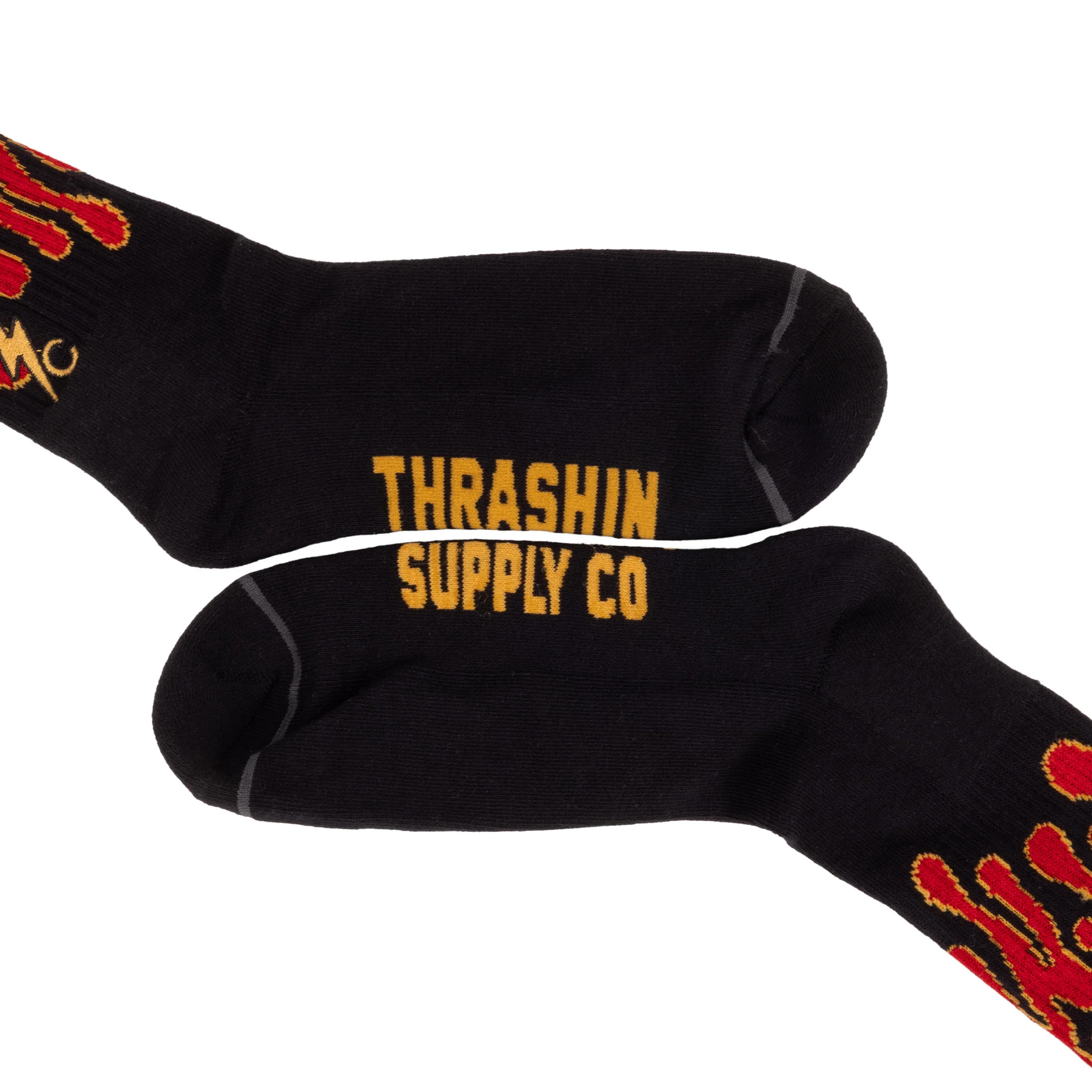 Fuego Socks - Black / Red - Image 4