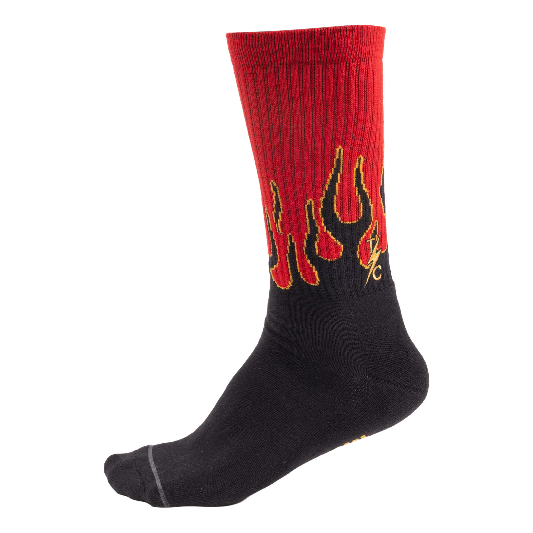 Fuego Socks - Black / Red - Image 6