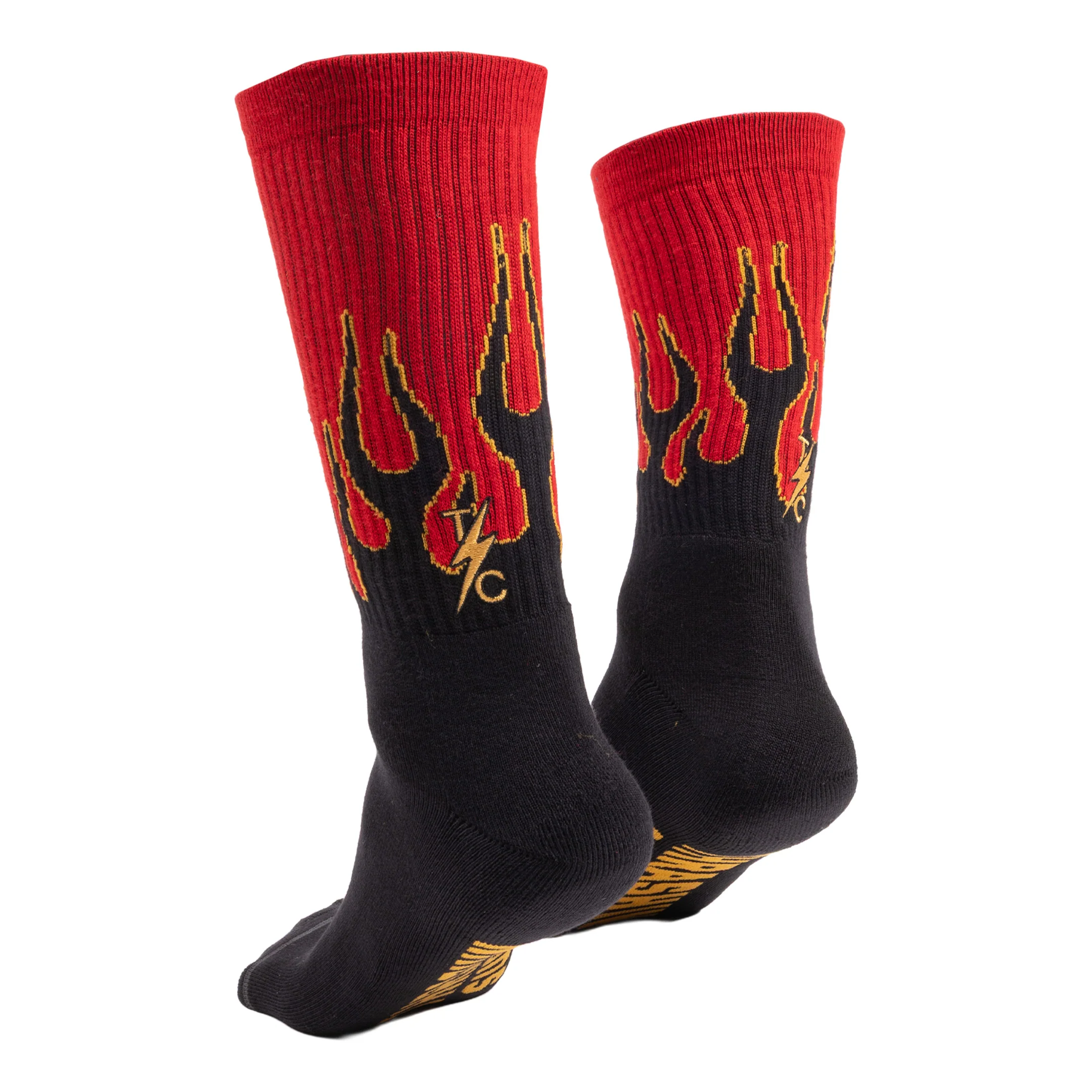 Fuego Socks - Black / Red - Image 7
