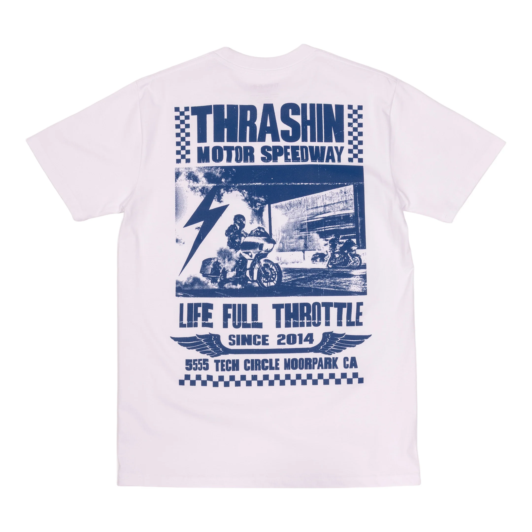 Full Throttle Tee - White