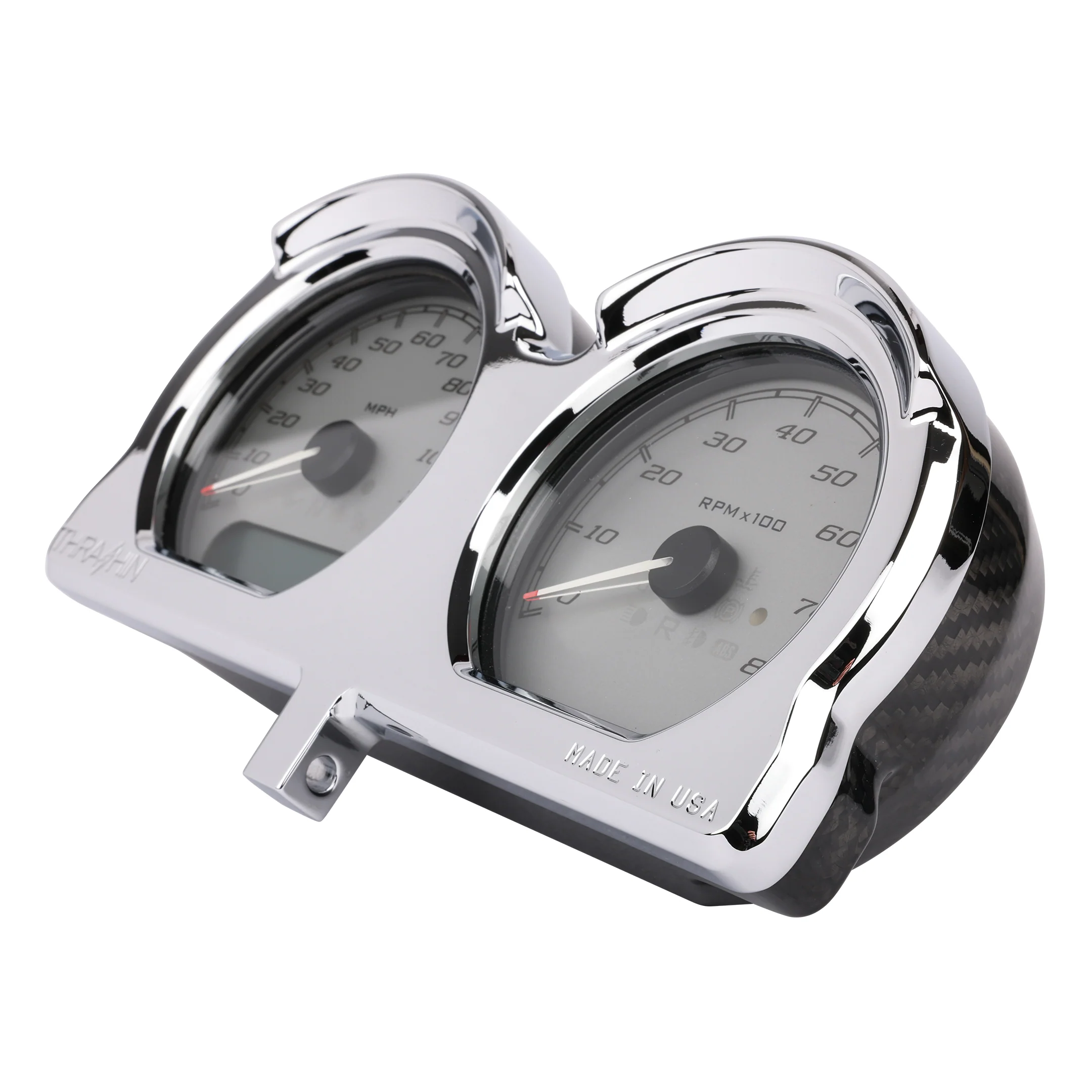 Road Glide Gauge Relocation - Chrome - Image 3