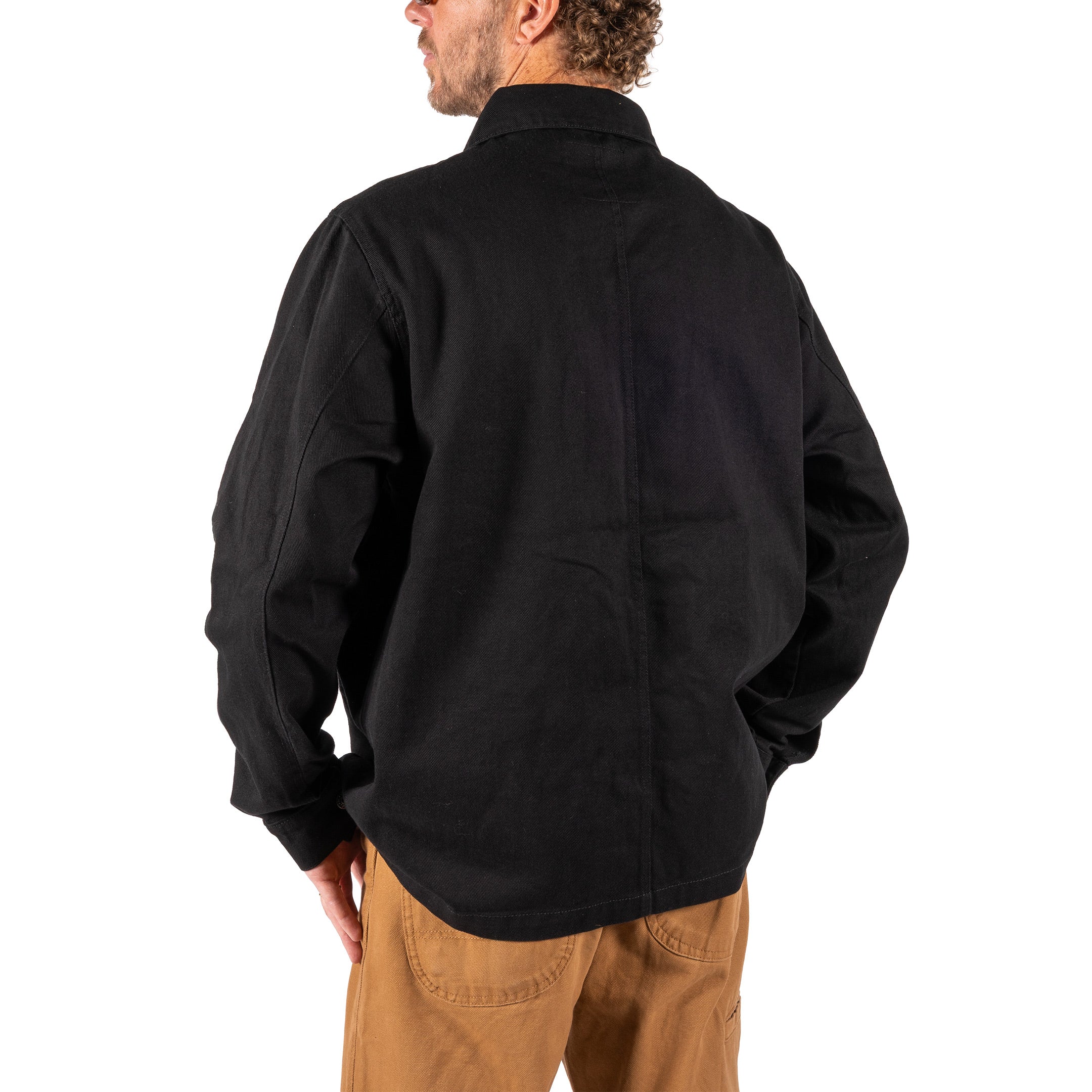 Heritage Chore Coat | Canvas - Black - Image 11