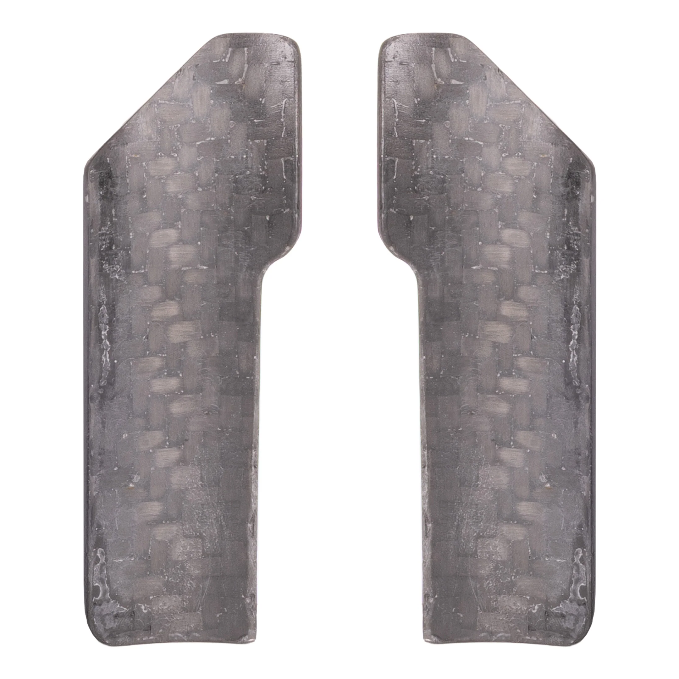 Inverted Bagger Fork Guard - Gloss Twill Weave Carbon - Image 2