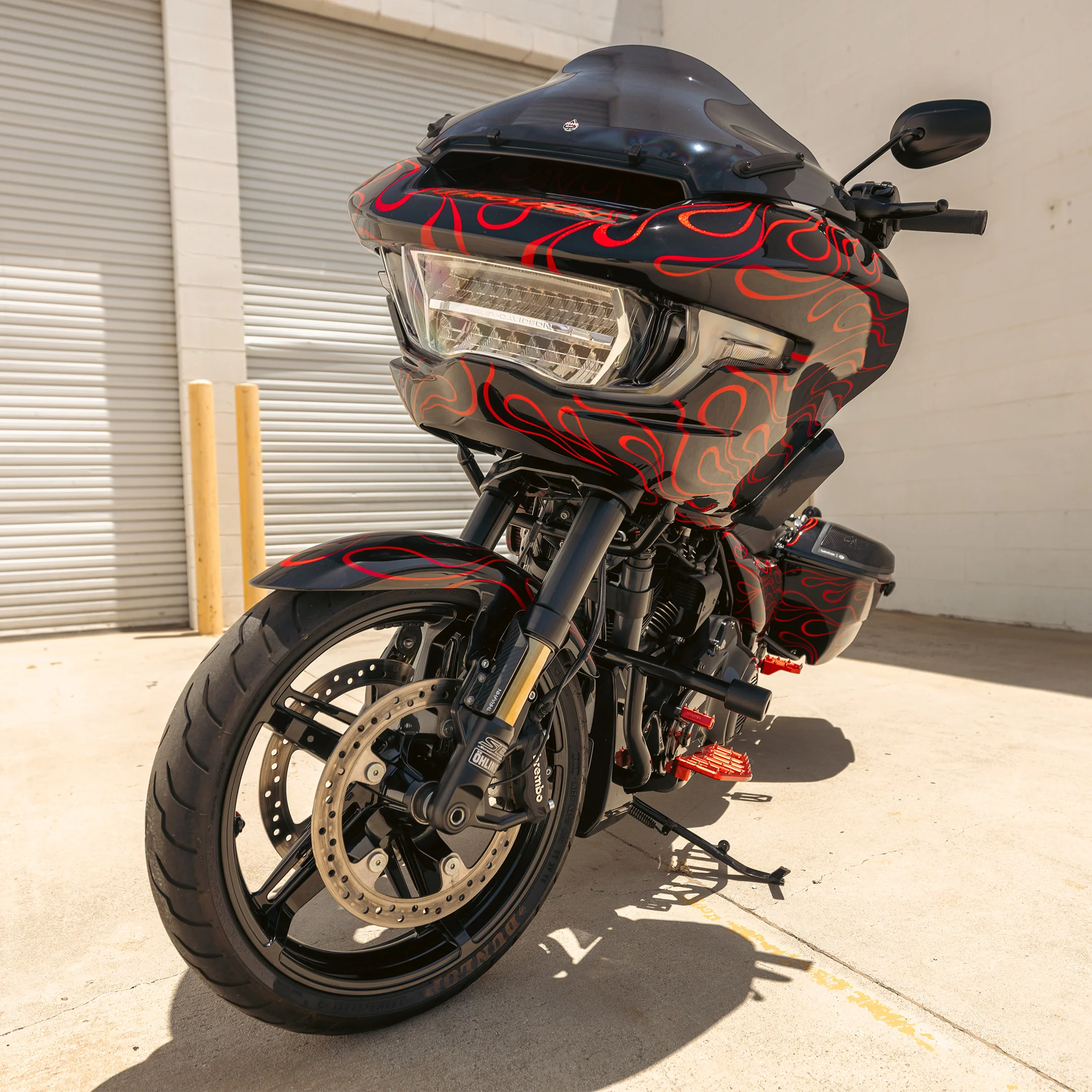 Inverted Bagger Fork Guard - Gloss Twill Weave Carbon - Image 8