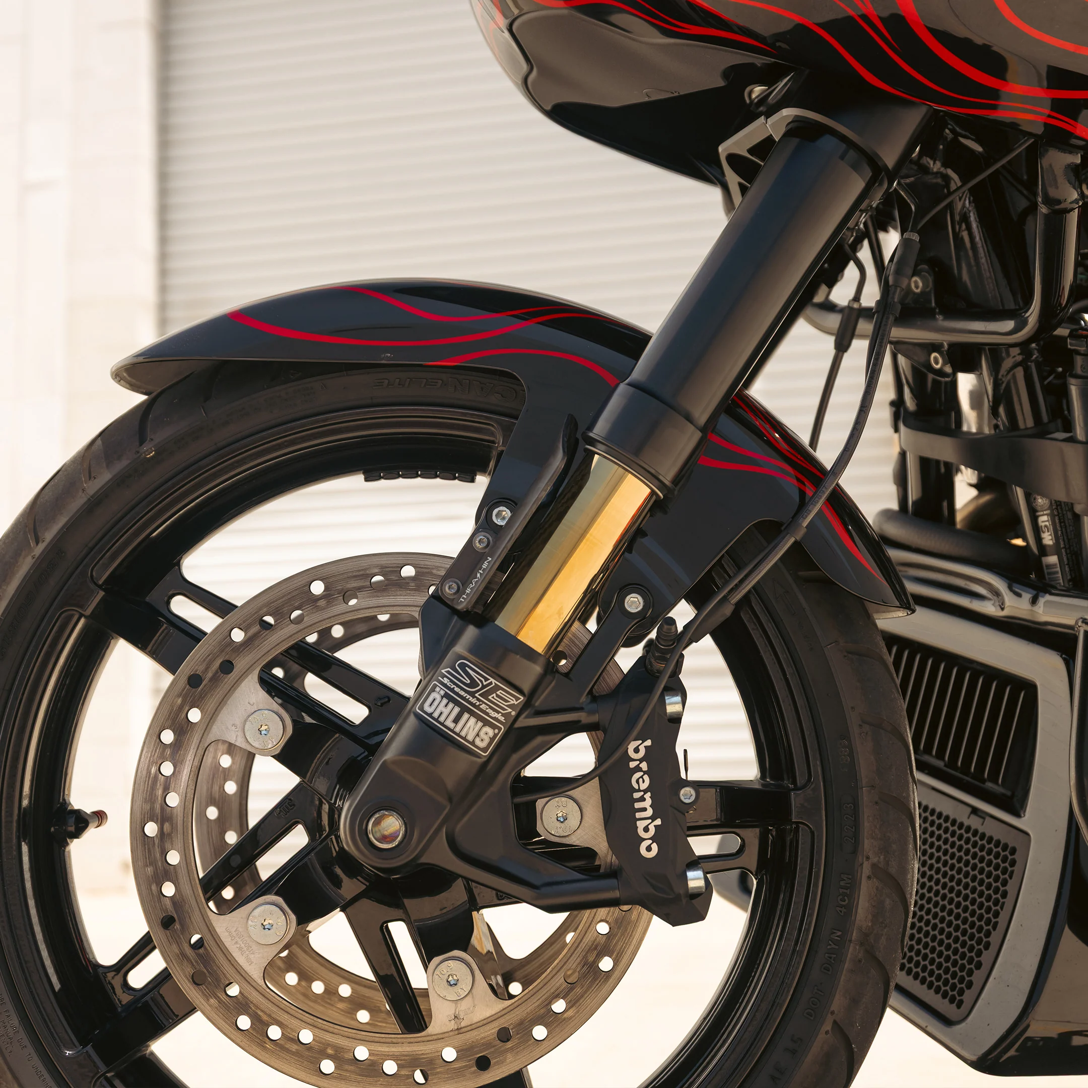 Inverted Bagger Fork Guard - Matte Forged Carbon - Image 5