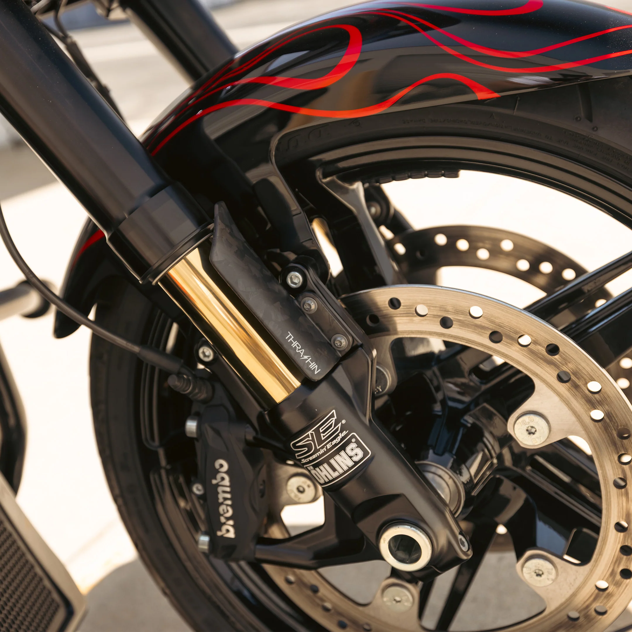 Inverted Bagger Fork Guard - Matte Forged Carbon - Image 8