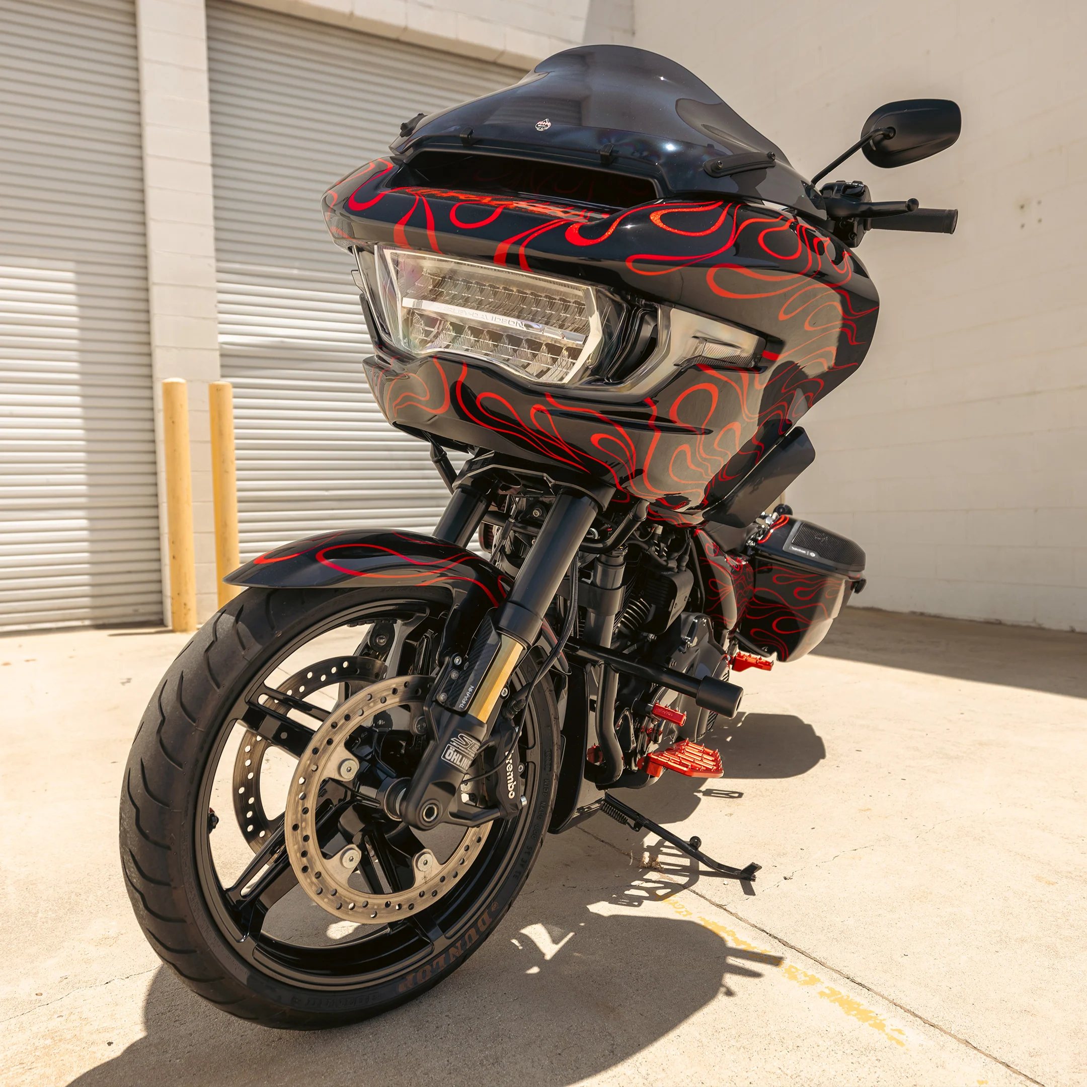 Inverted Bottom Tree | 2024+ Road Glide - Black - Image 8
