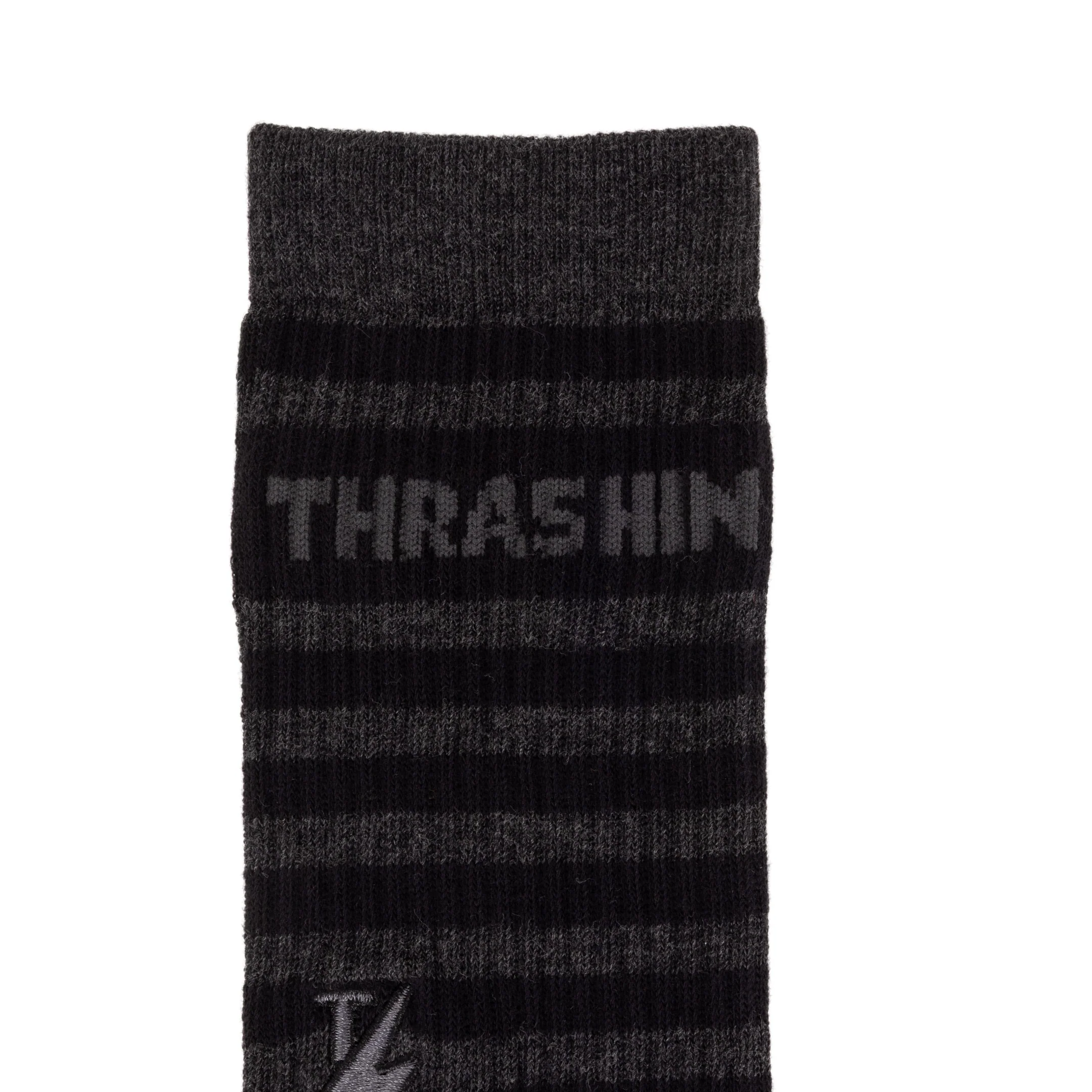 Jail Break Socks - Black / Grey - Image 3