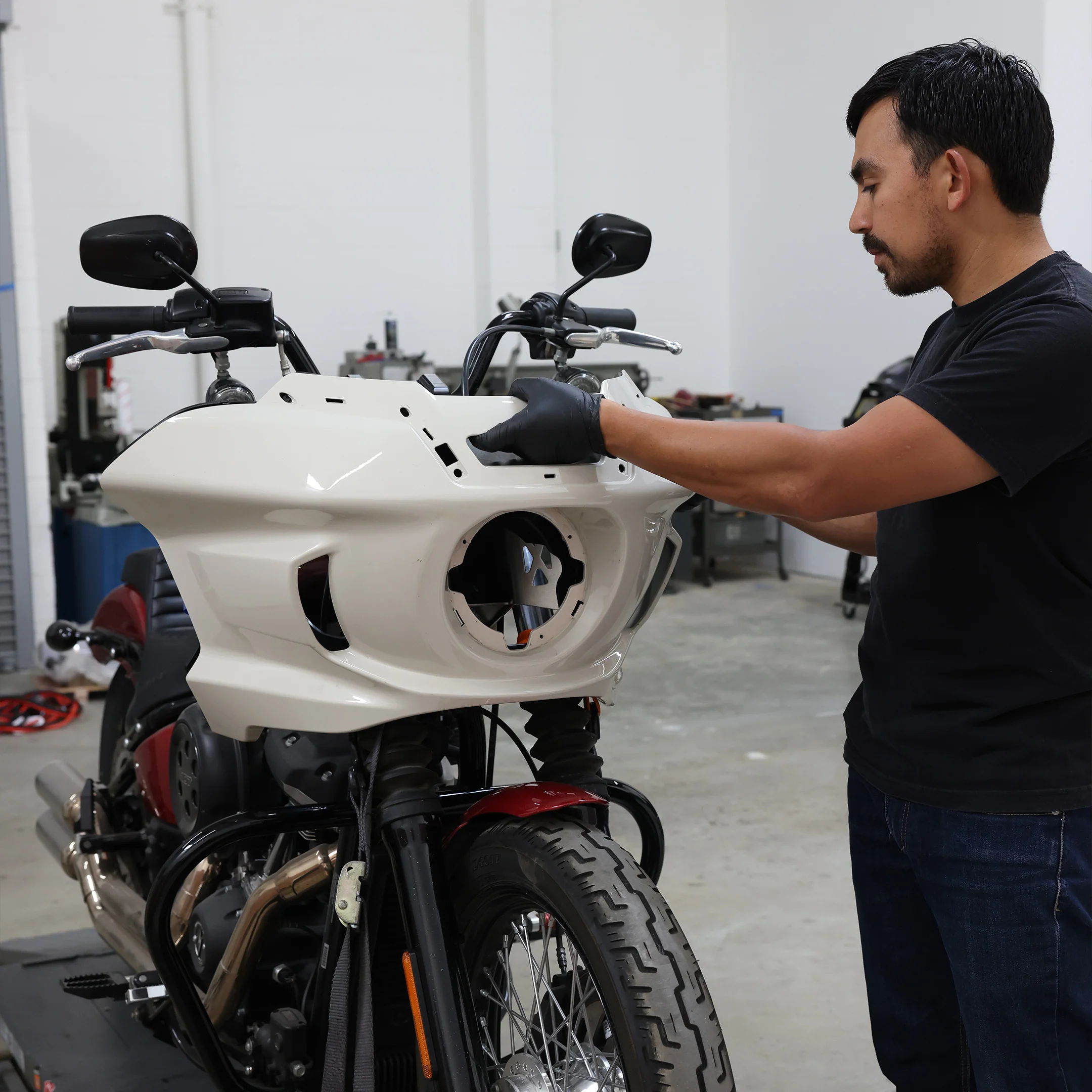 2018+ M8 Softail Fairing Mount - Raw Metal (5-7 Week Lead Time) - Image 10