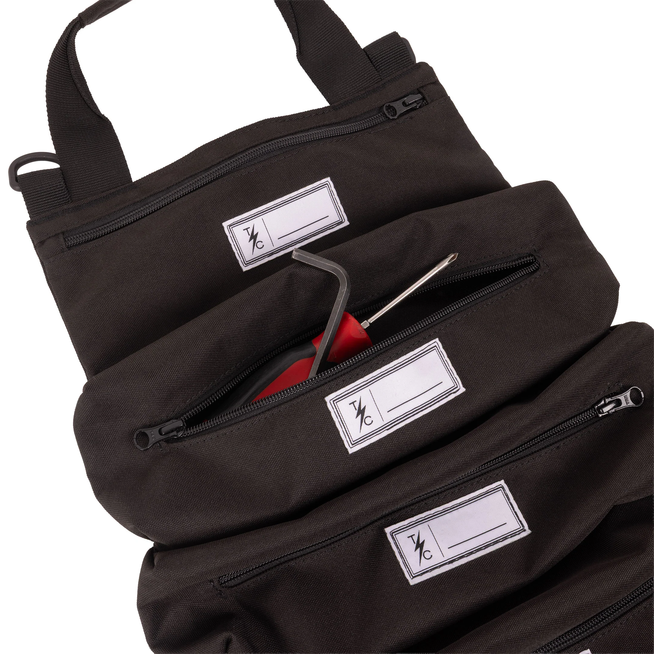 Jumbo Tool Roll - Black - Image 8