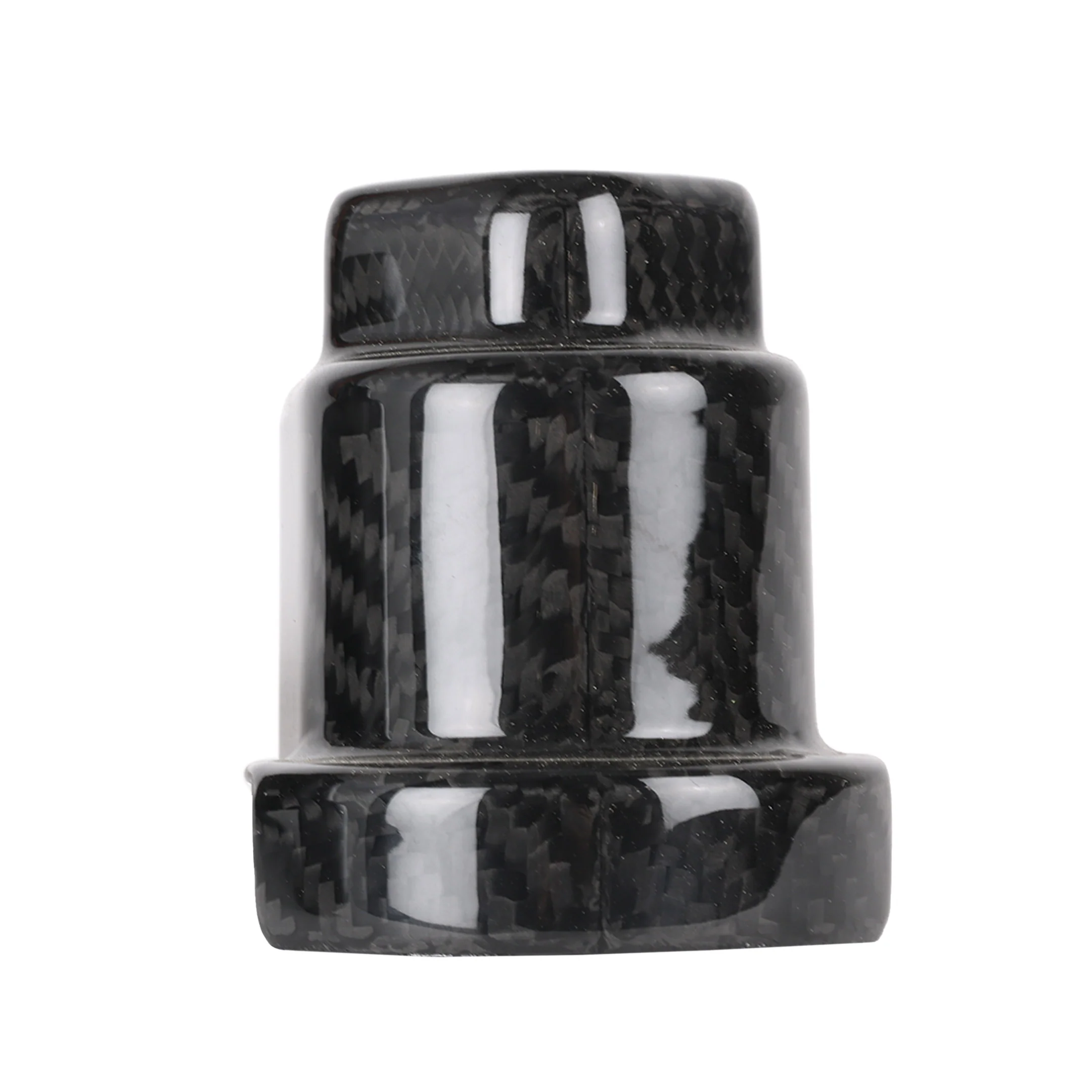 Carbon Fiber OEM Lock Cover - Gloss Twill Weave Carbon - Image 3