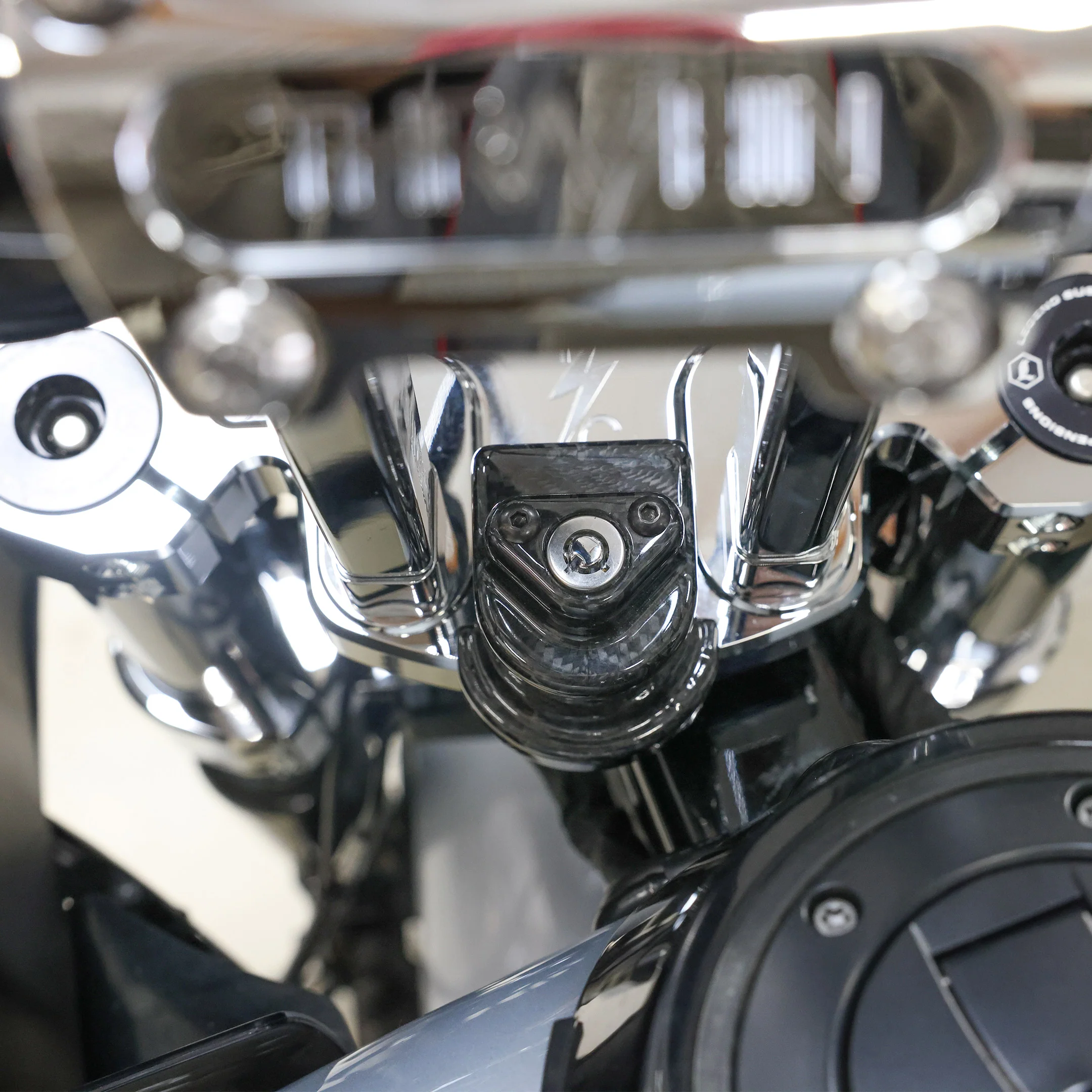 Carbon Fiber OEM Lock Cover - Gloss Twill Weave Carbon - Image 8