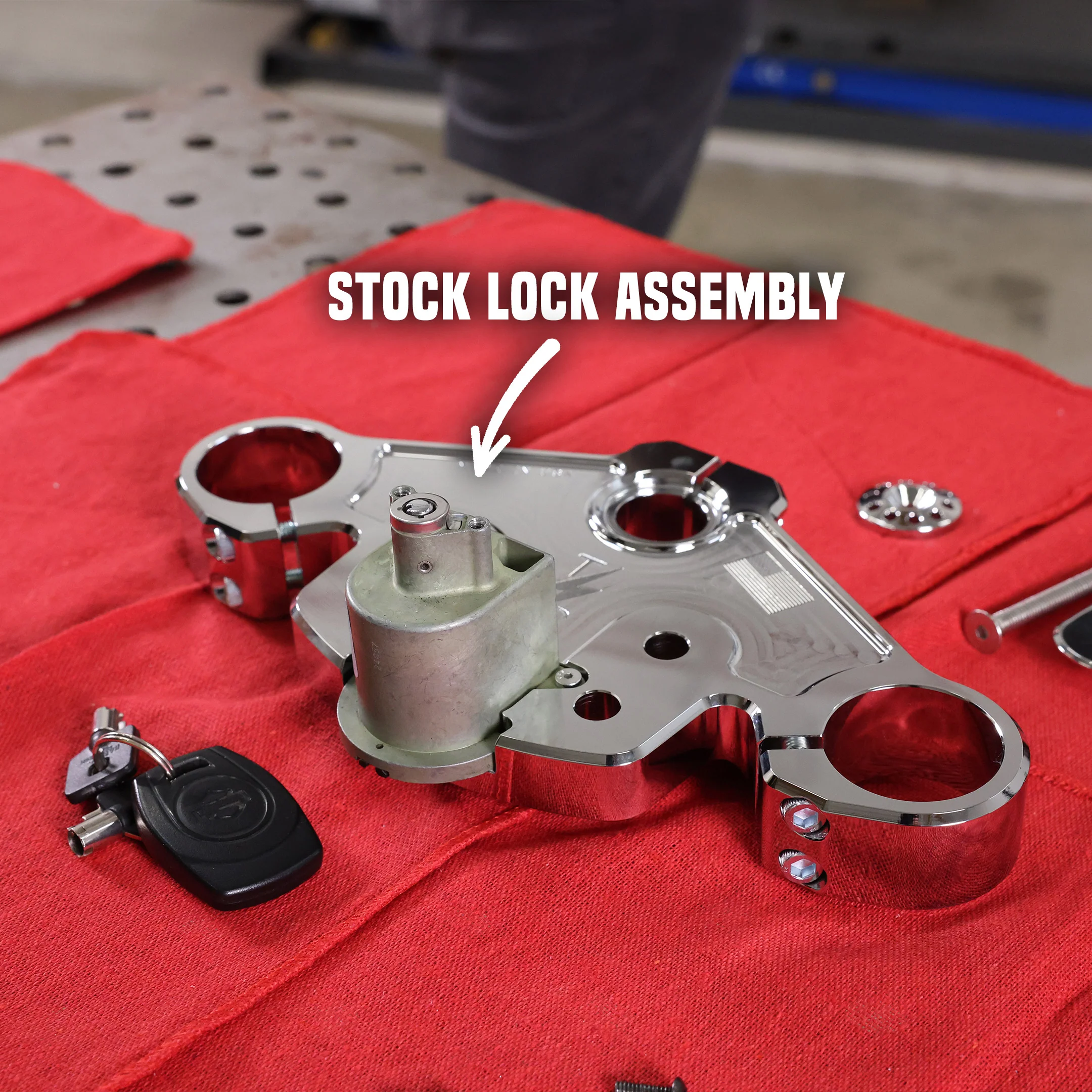 Carbon Fiber OEM Lock Cover - Matte Forged Carbon - Image 10