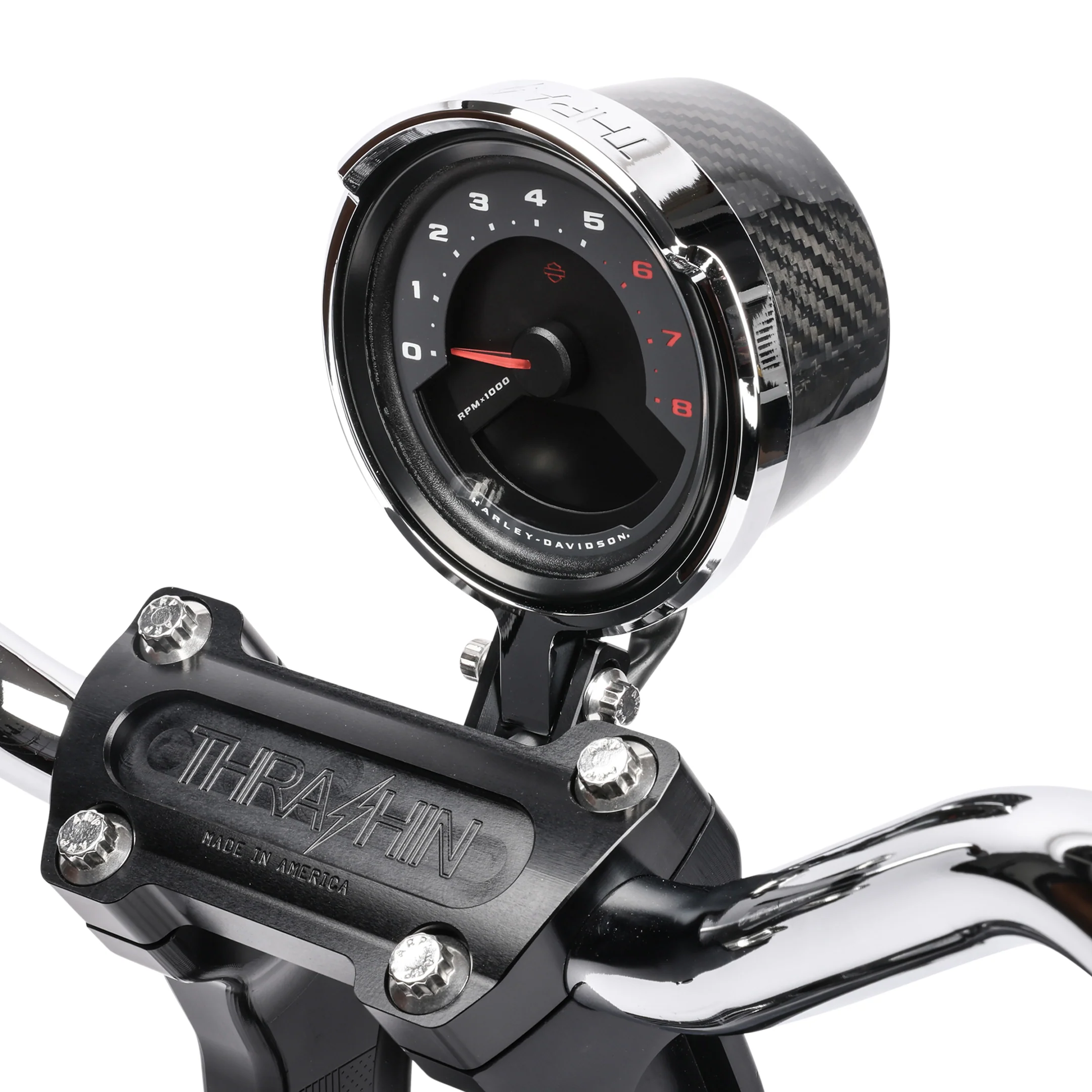 Softail Gauge Relocation - Chrome - Image 7