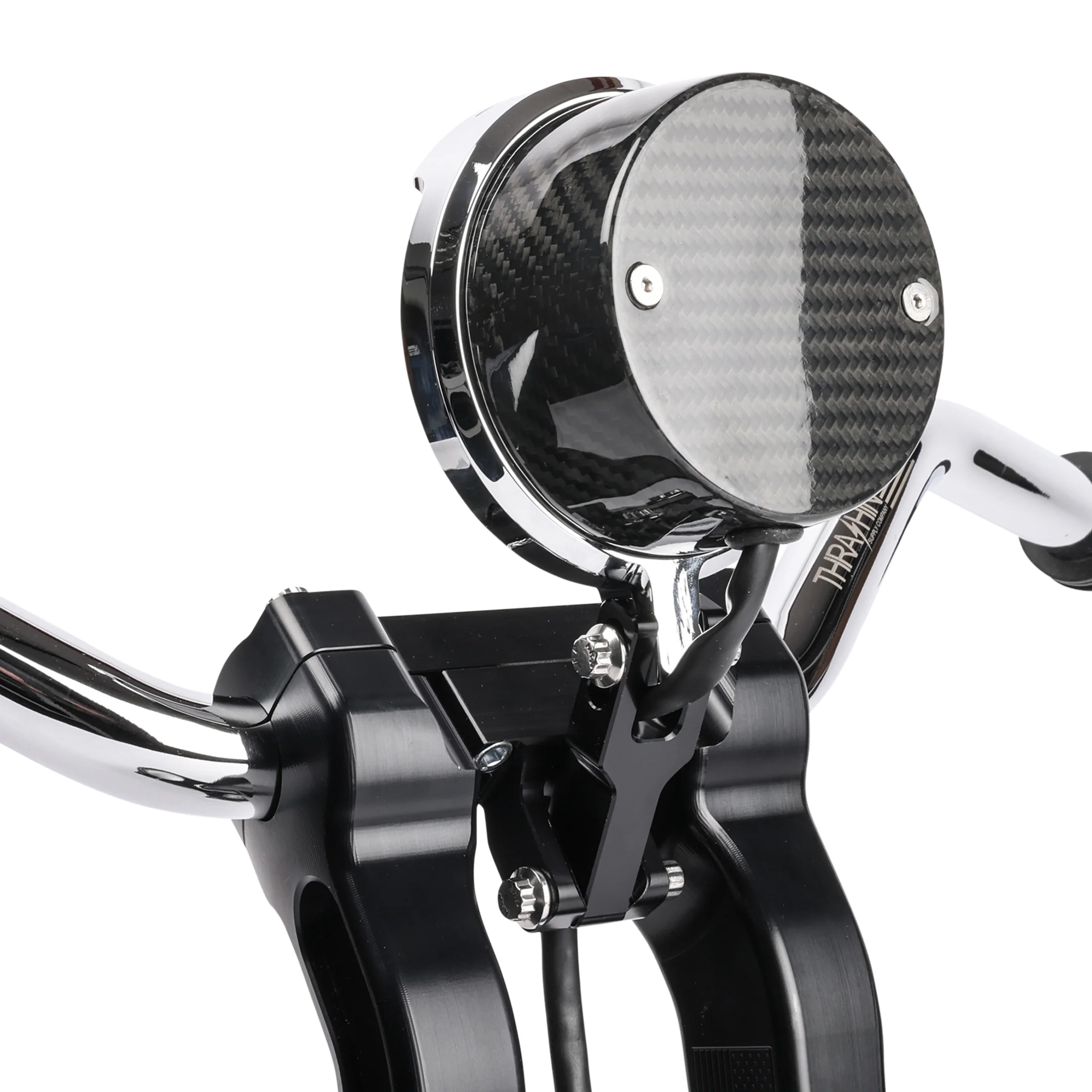 Softail Gauge Relocation - Chrome - Image 9