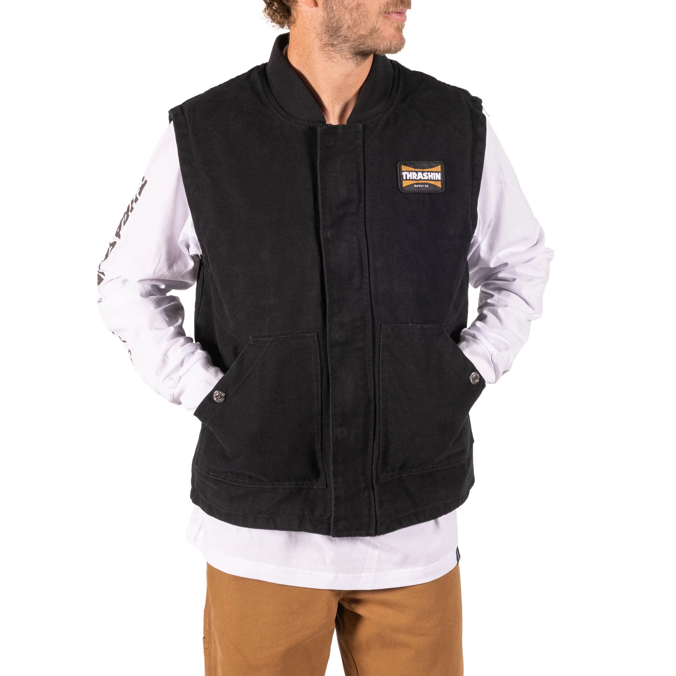 Mill Vest | Canvas - Black - Image 11