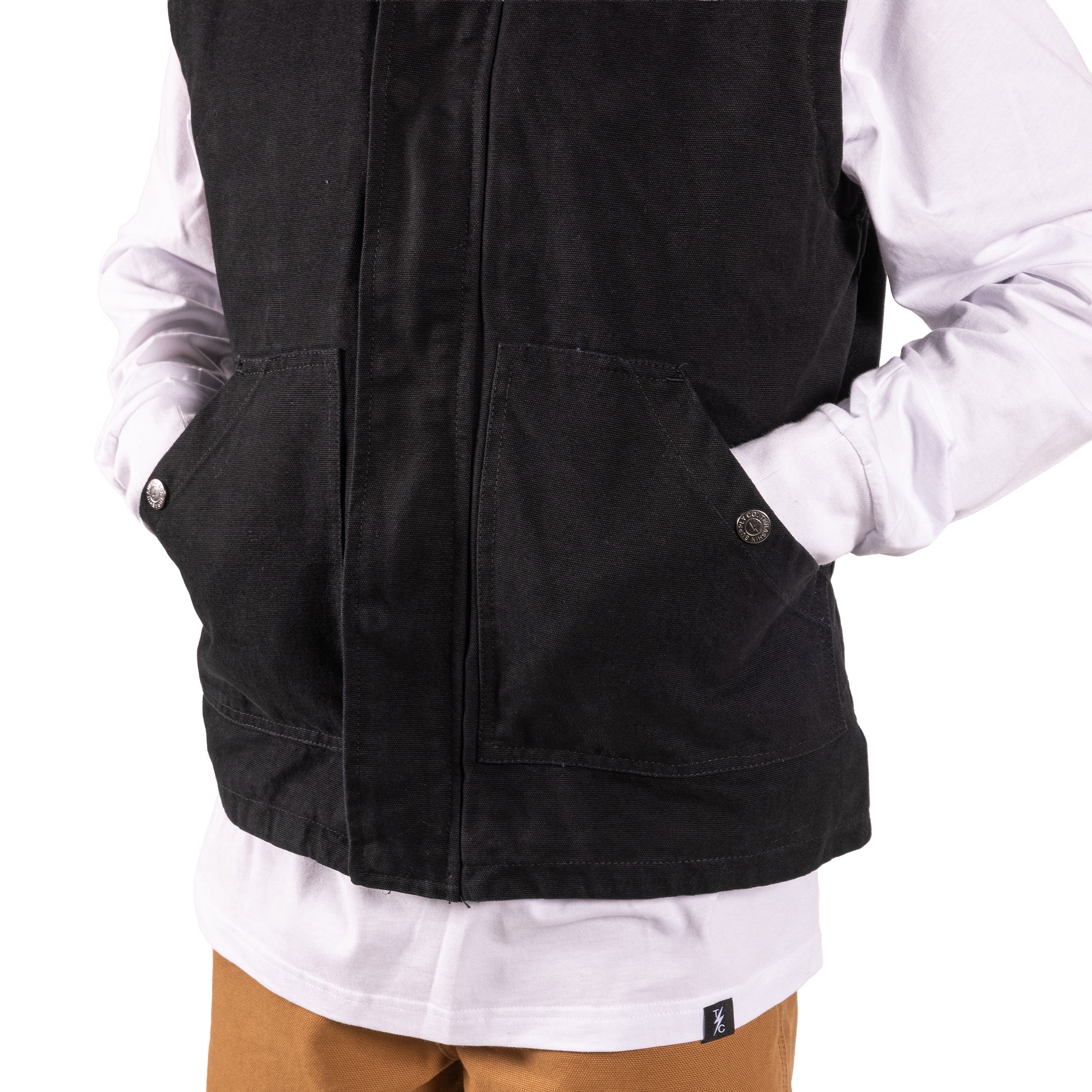 Mill Vest | Canvas - Black - Image 16