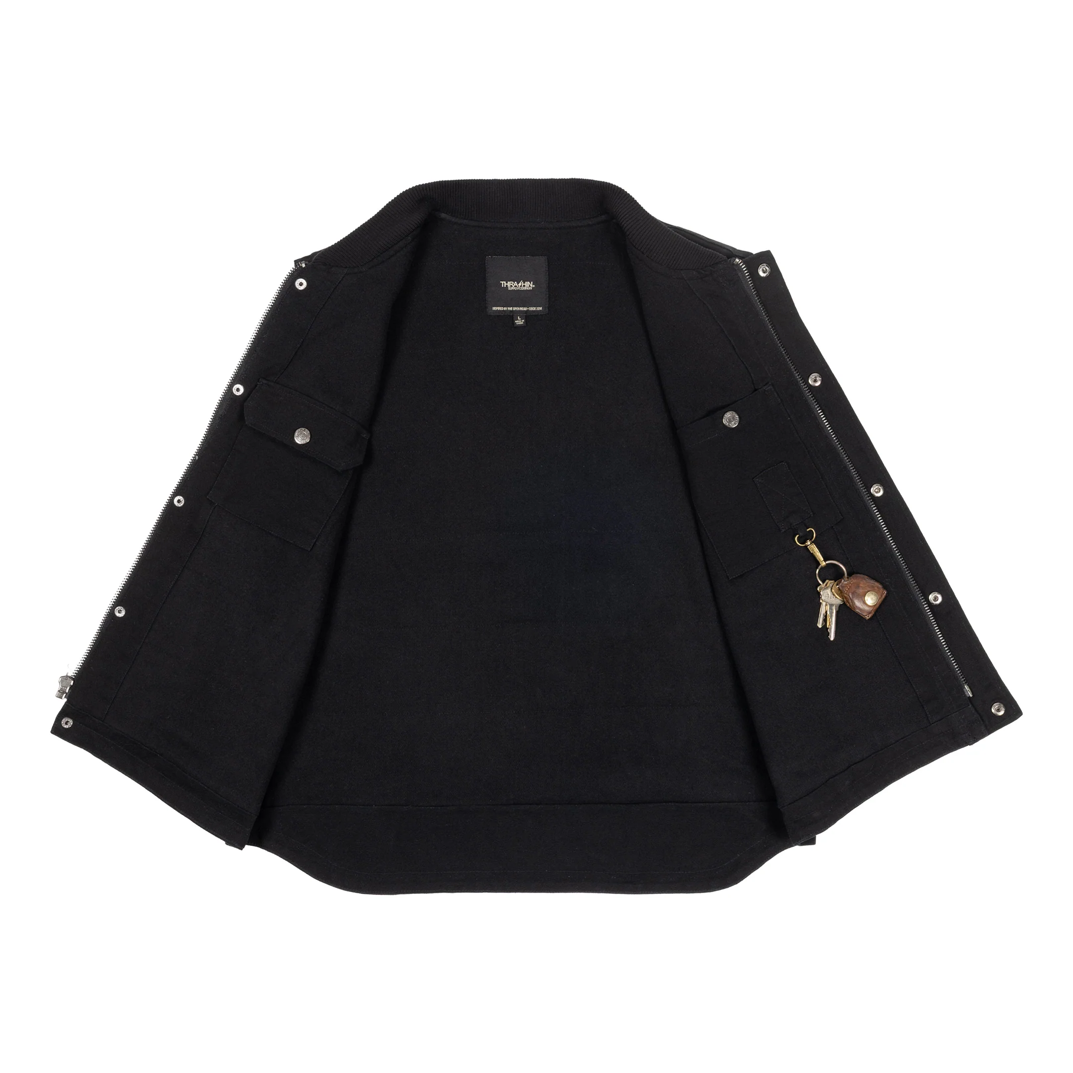 Mill Vest | Canvas - Black - Image 3