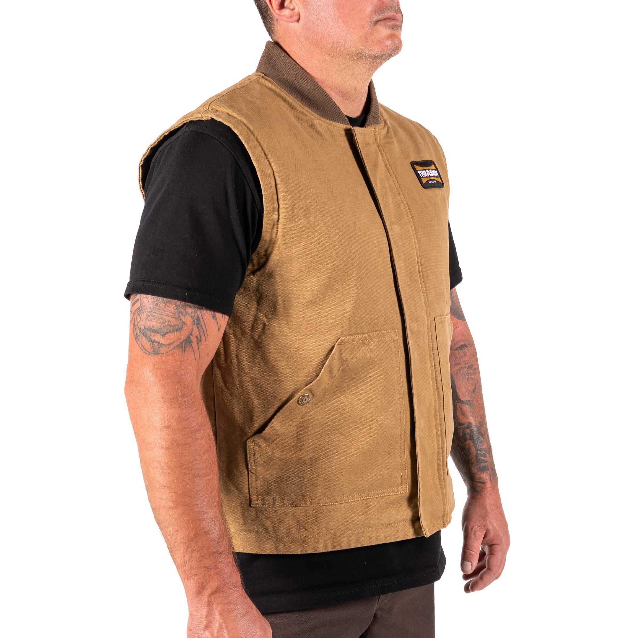 Mill Vest | Canvas - Tan - Image 11