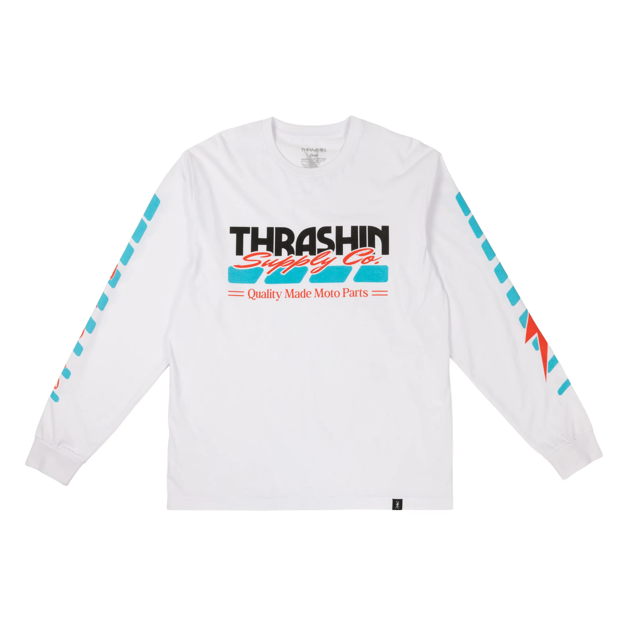 Moto Long Sleeve - White