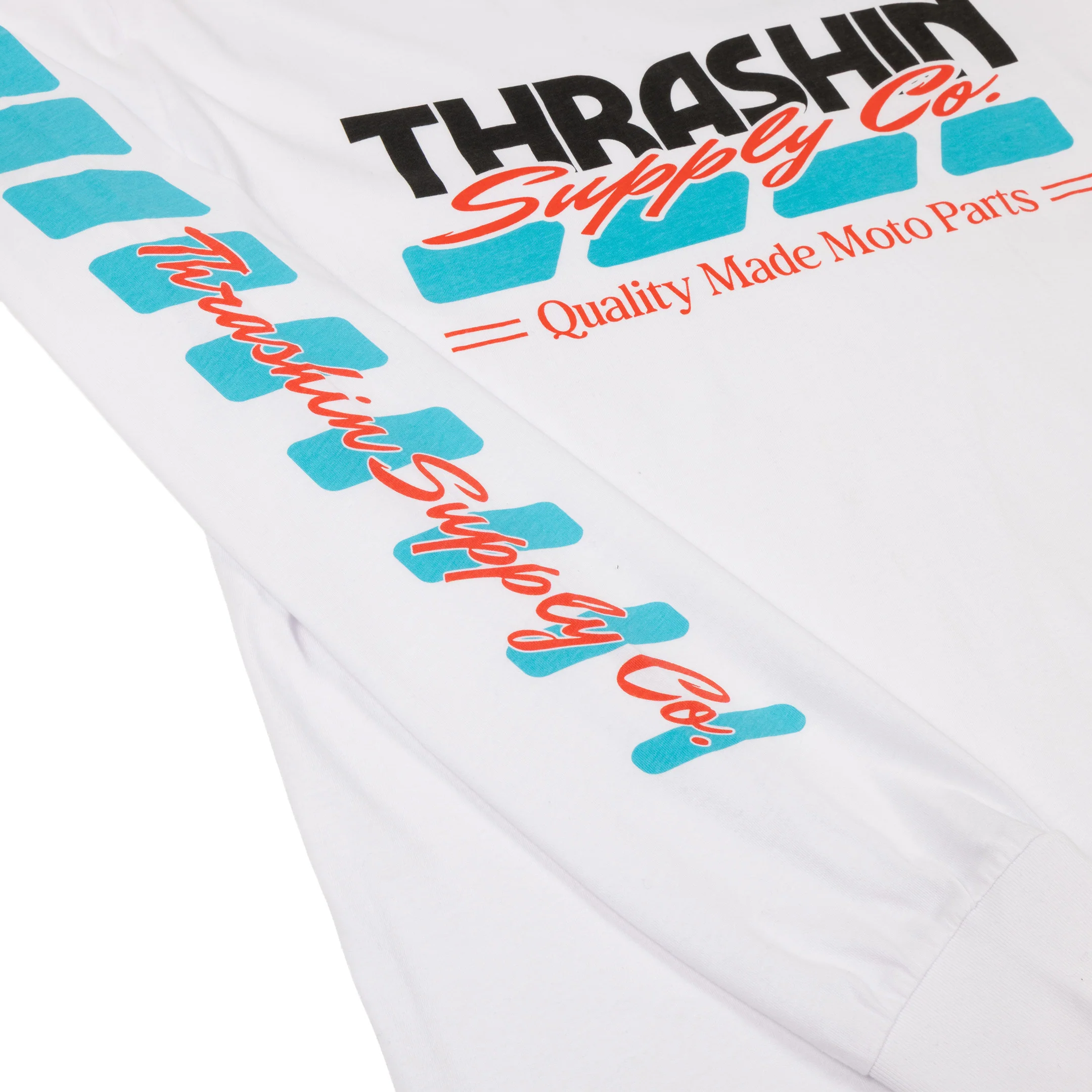 Moto Long Sleeve - White - Image 5