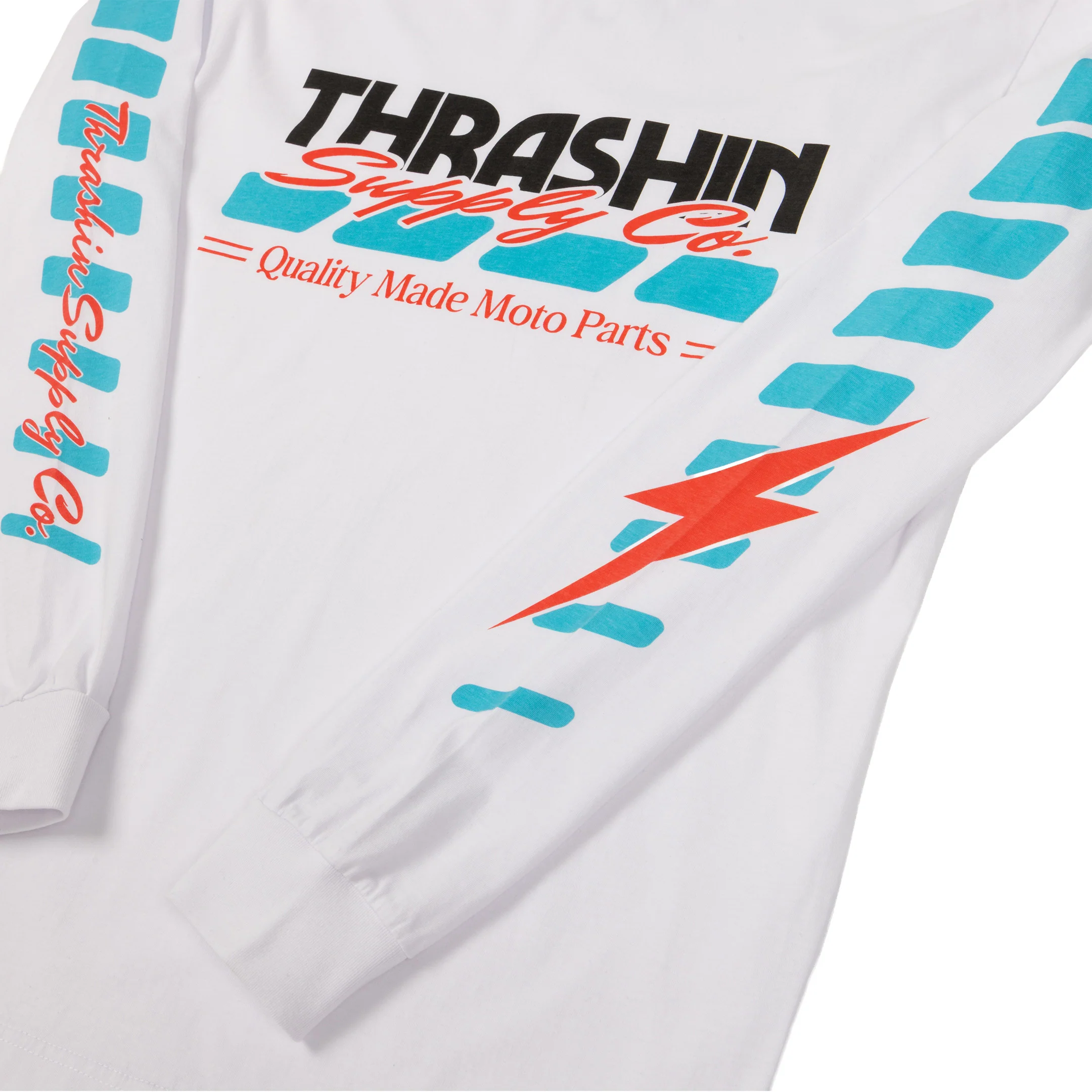Moto Long Sleeve - White - Image 6
